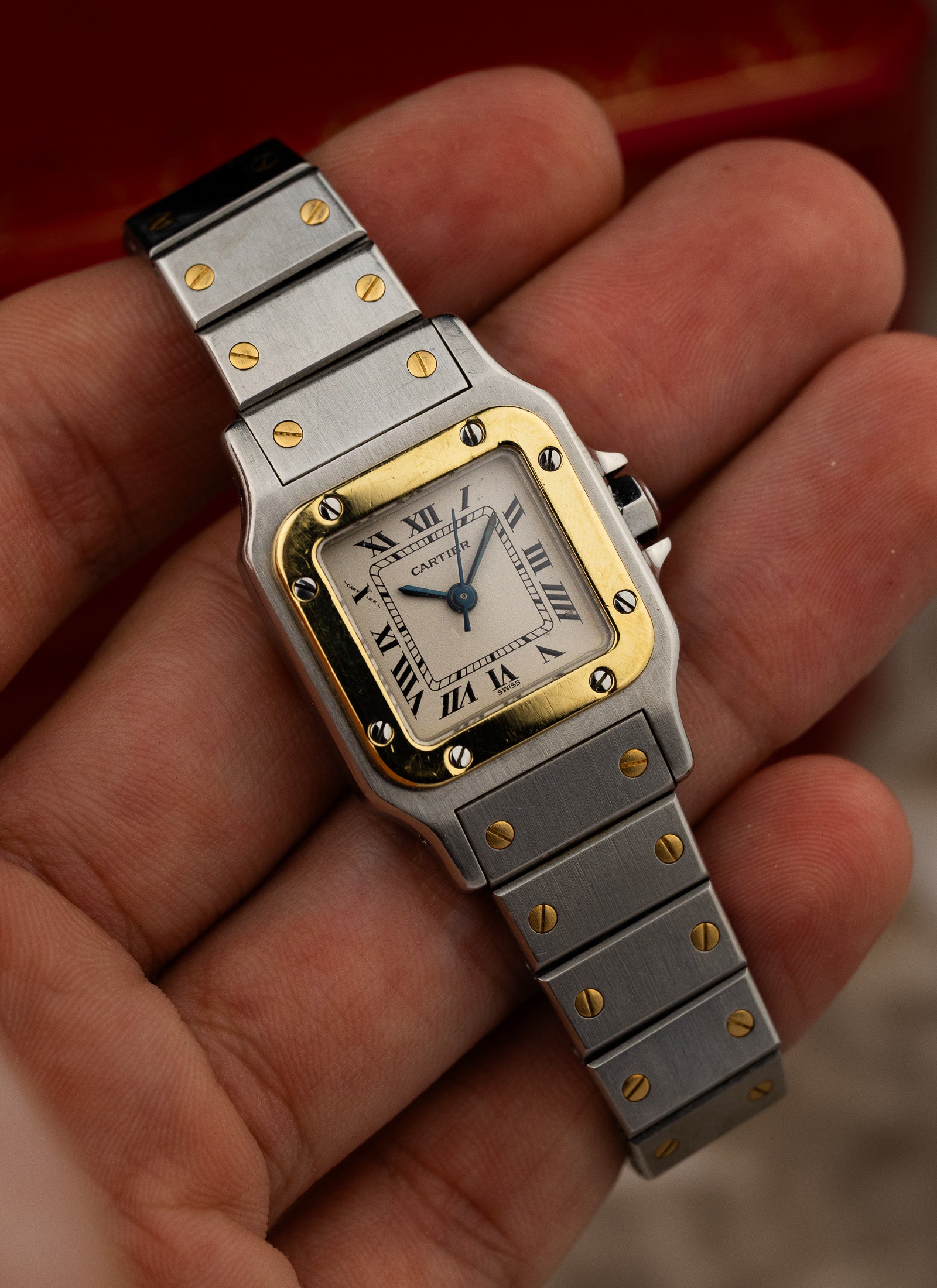 1980s Lady Cartier Santos Bicolor 1170902 Box