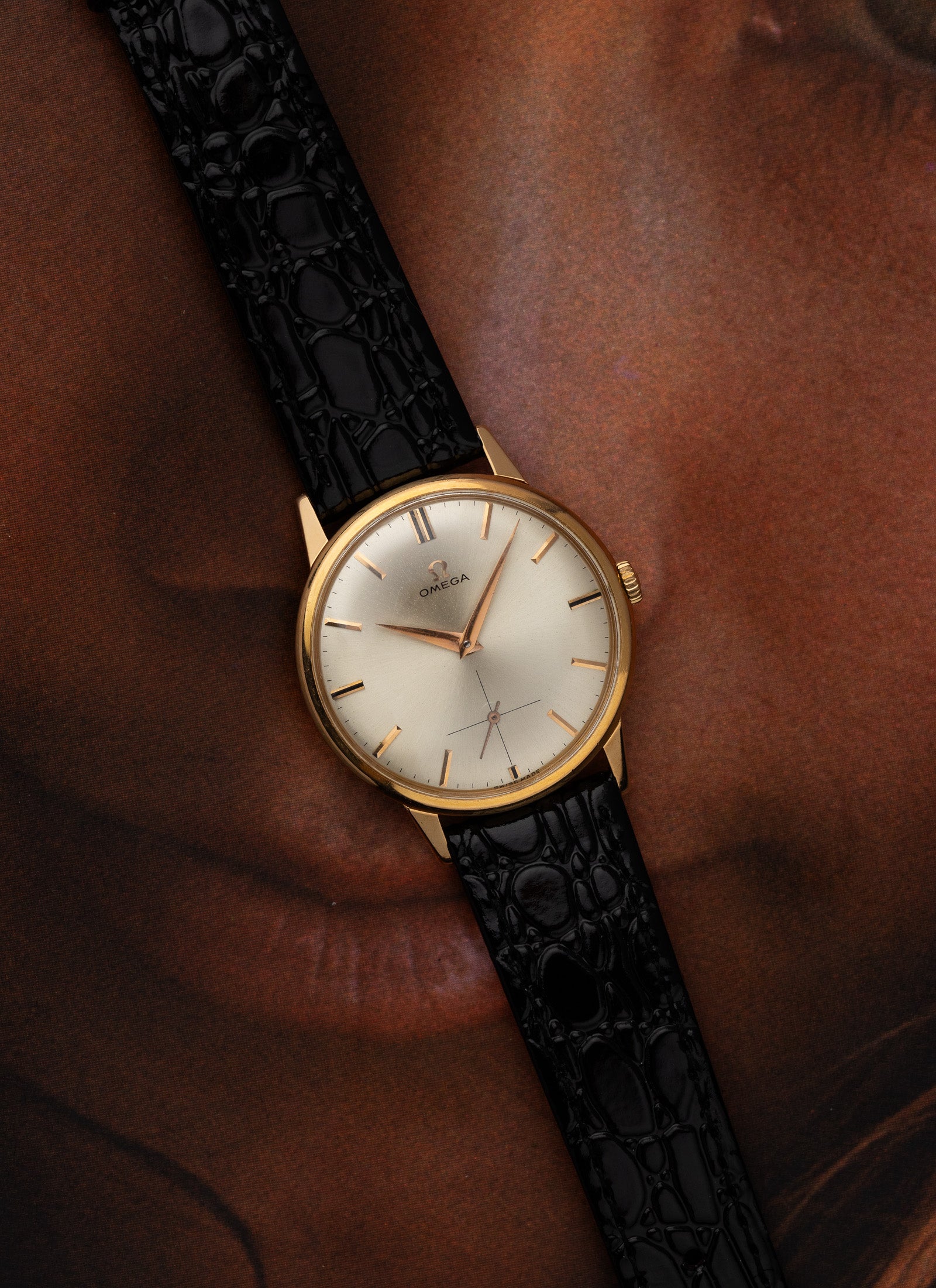1962 18K Omega Rose Gold 14715-62 cal. 268 Serviced