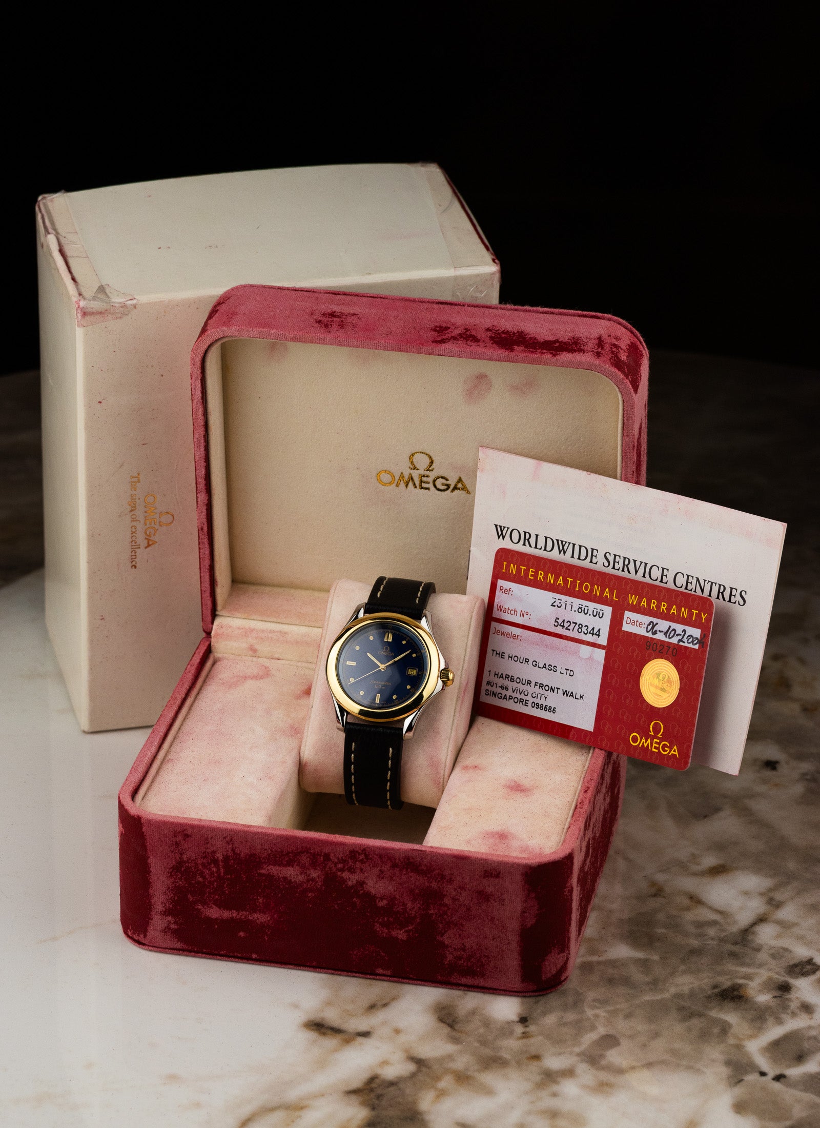 1993 Omega Seamaster 120m Bicolor 2311.80 Full Set