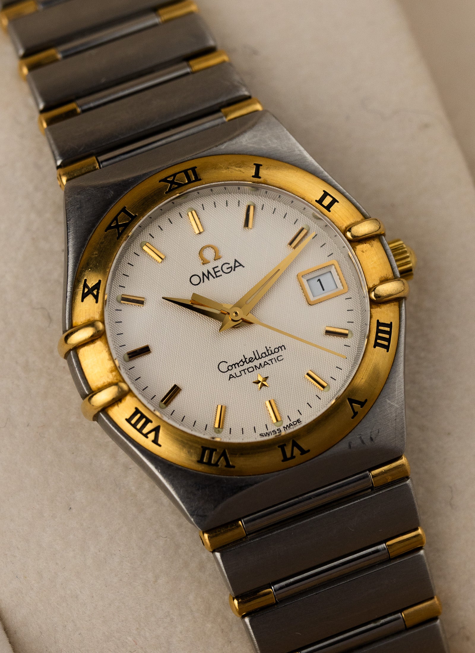 1995 Lady Omega Constellation Bicolor 766.1201 cal. 2520 Box