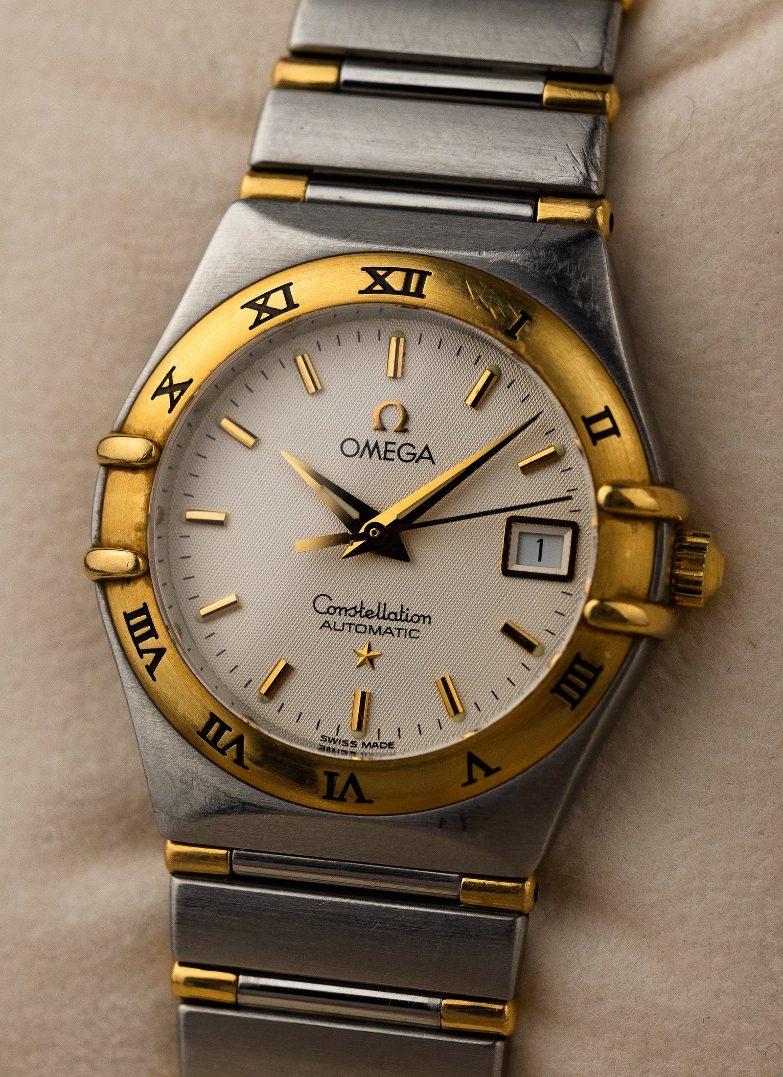 1995 Lady Omega Constellation Bicolor 766.1201 cal. 2520 Box
