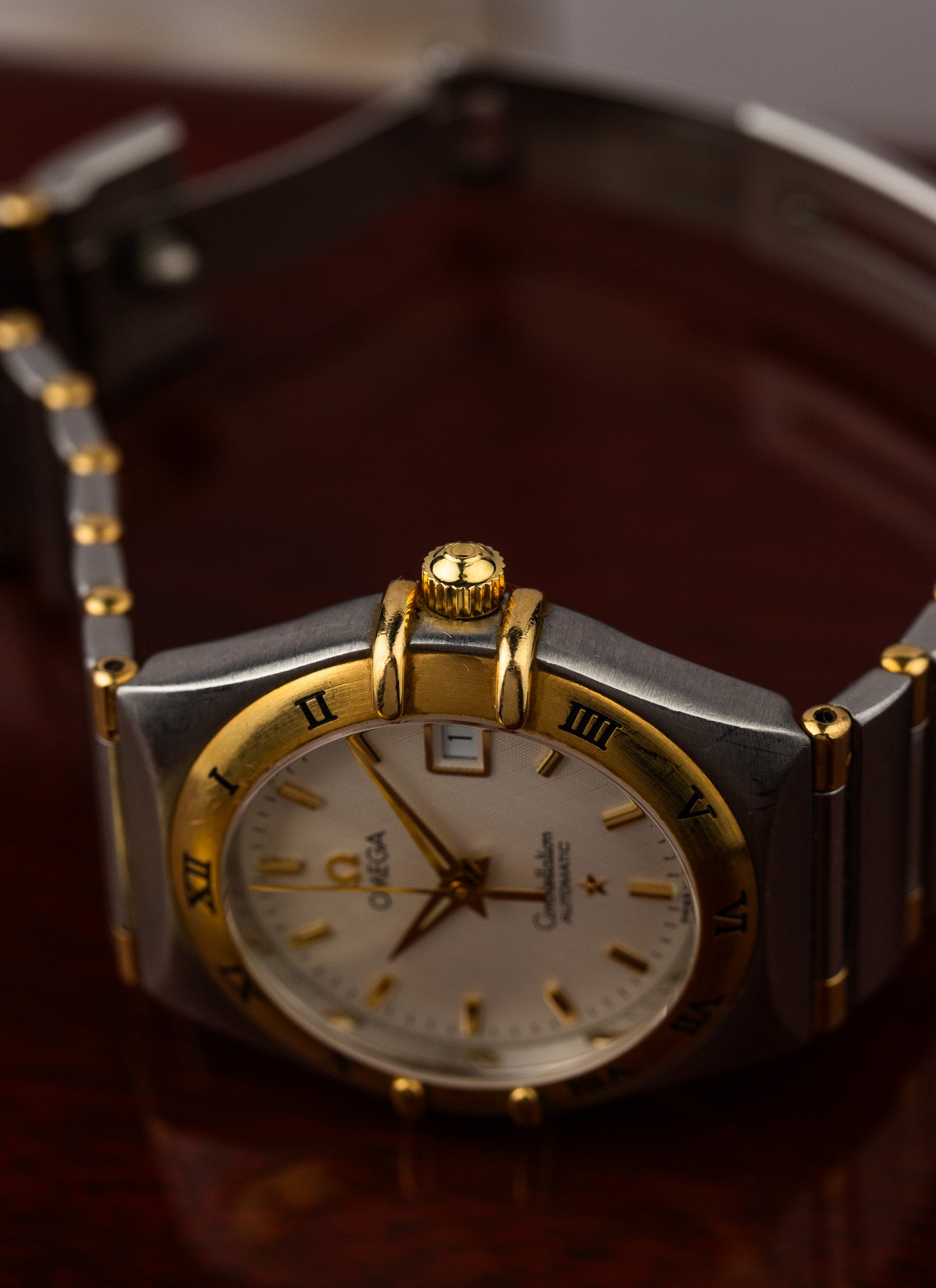 1995 Lady Omega Constellation Bicolor 766.1201 cal. 2520 Box