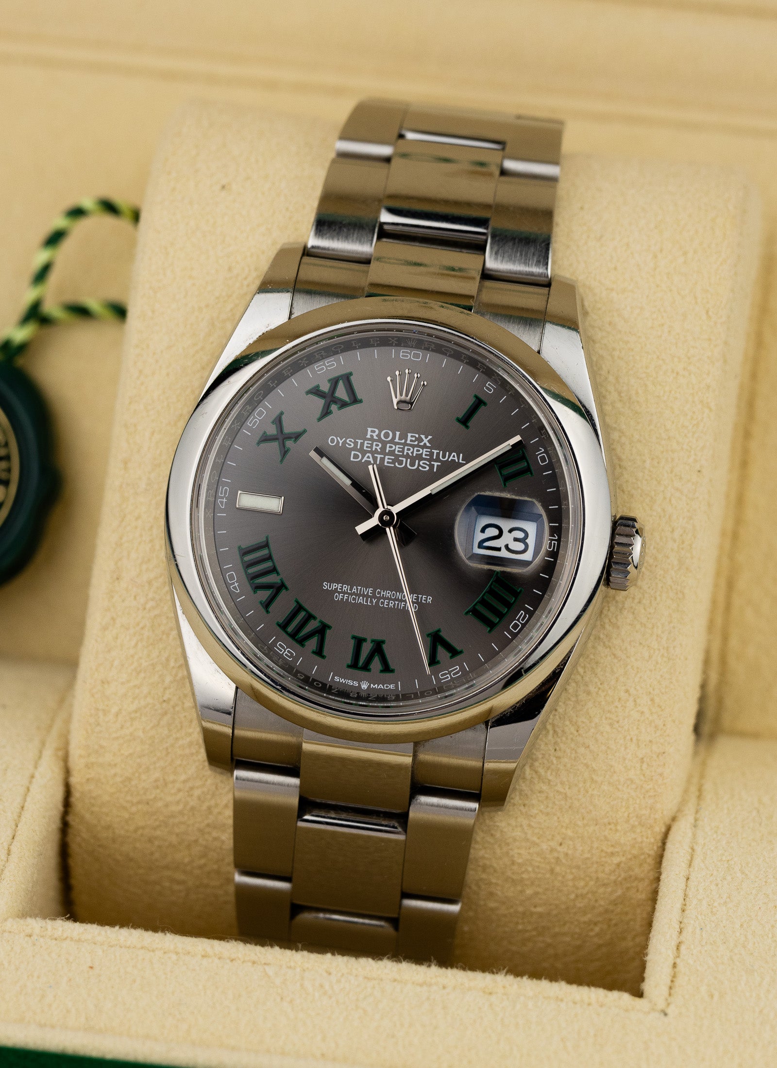 2021 Rolex Datejust Wimbledon 126200 Full Set
