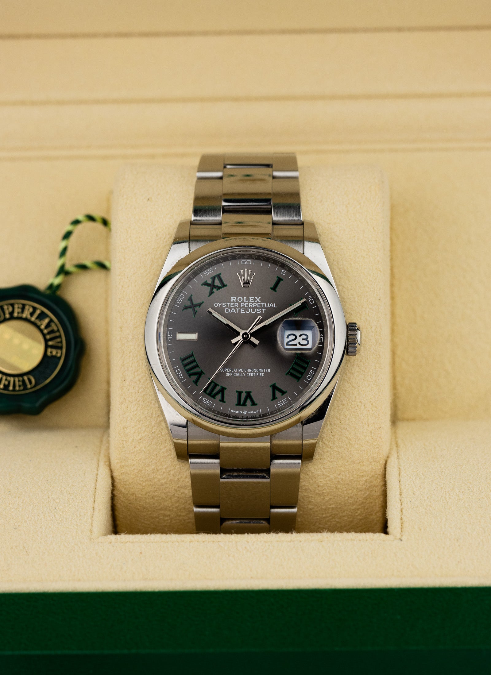 2021 Rolex Datejust Wimbledon 126200 Full Set