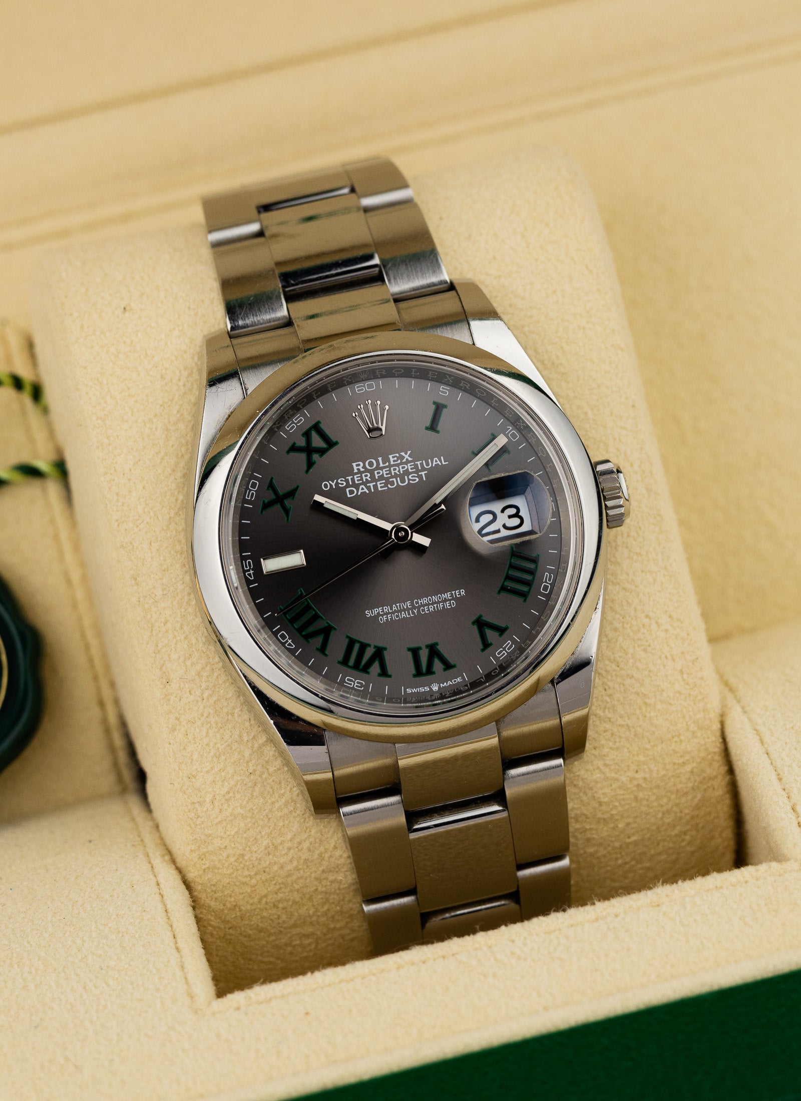 2021 Rolex Datejust Wimbledon 126200 Full Set