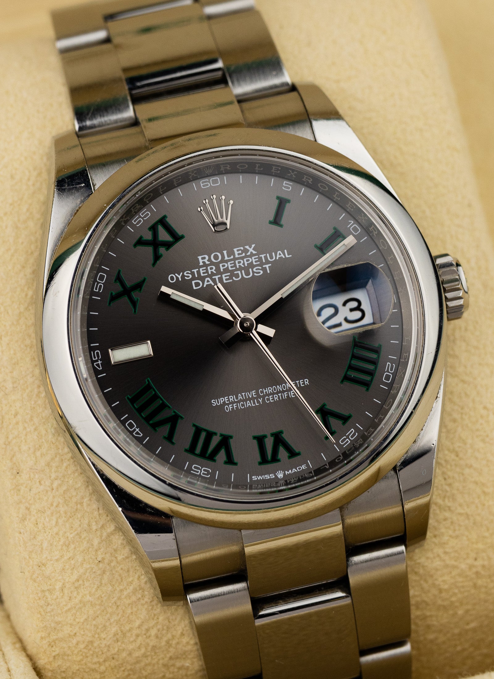 2021 Rolex Datejust Wimbledon 126200 Full Set
