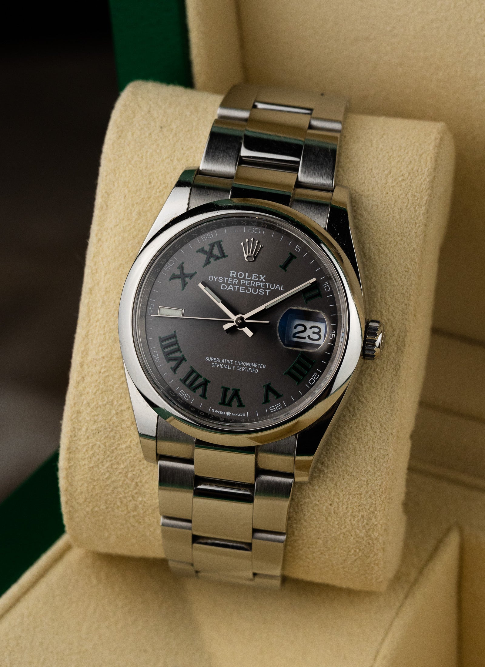 2021 Rolex Datejust Wimbledon 126200 Full Set