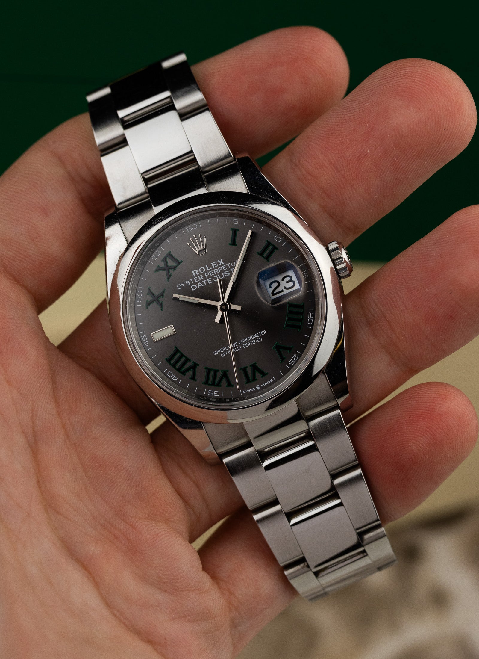 2021 Rolex Datejust Wimbledon 126200 Full Set