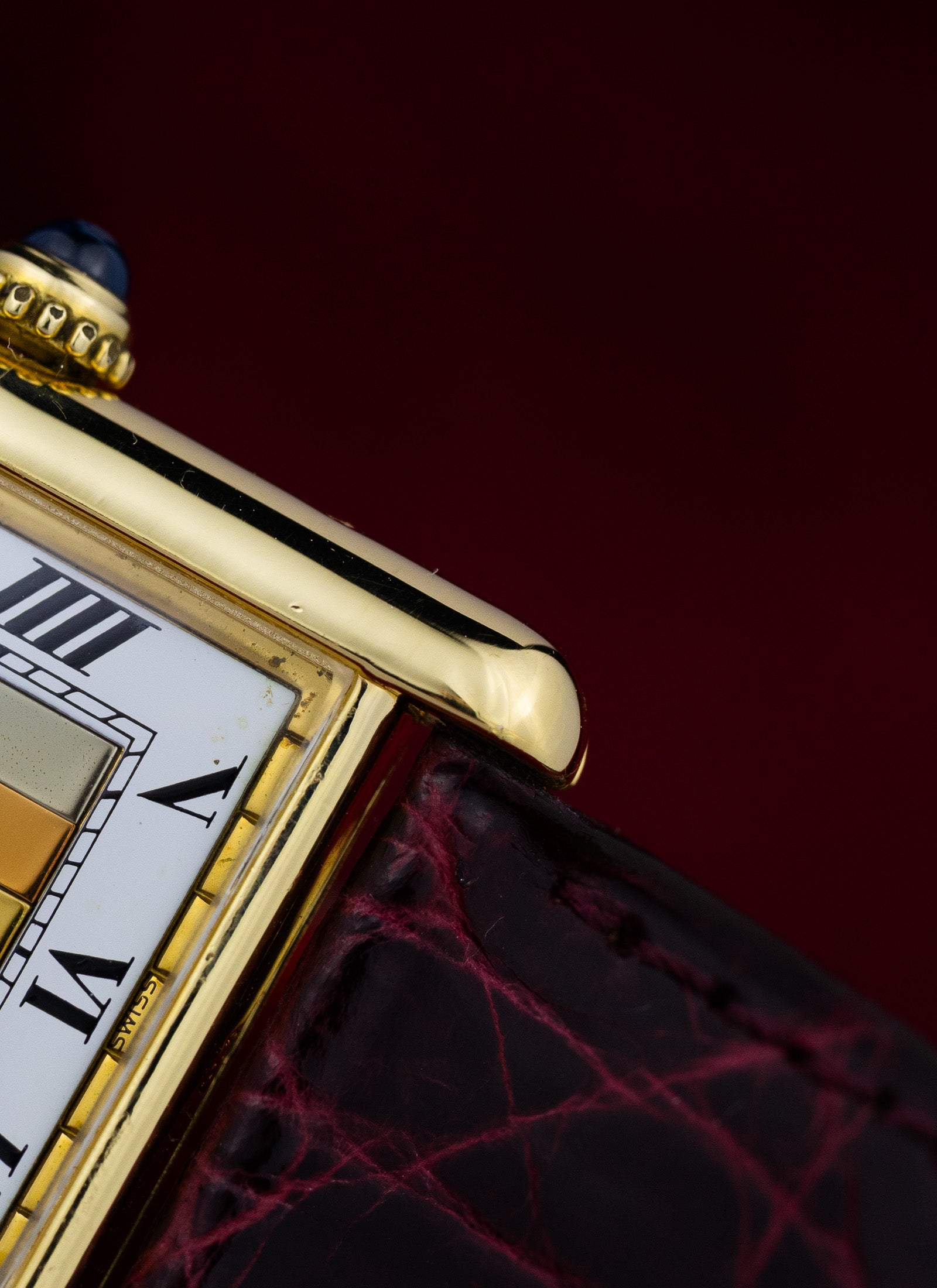 1990s Cartier Must Tank Trinity 590005 Travel Pouch