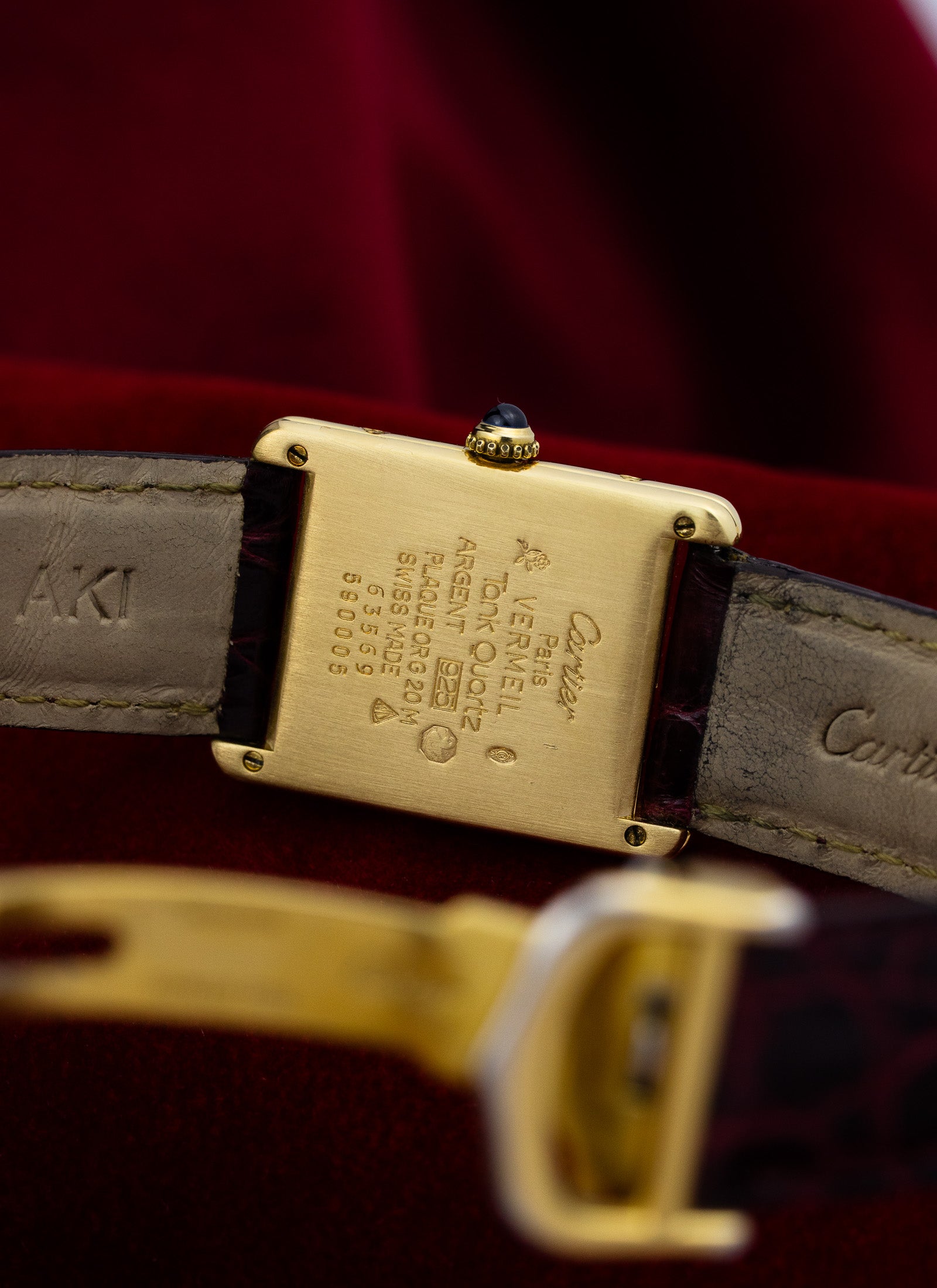 1990s Cartier Must Tank Trinity 590005 Travel Pouch