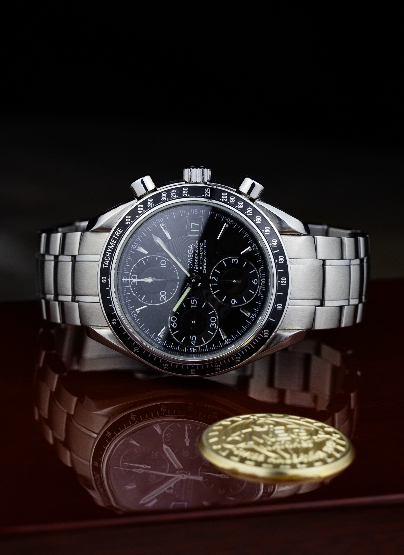 2010s Omega Speedmaster Date 32105000 Full Set