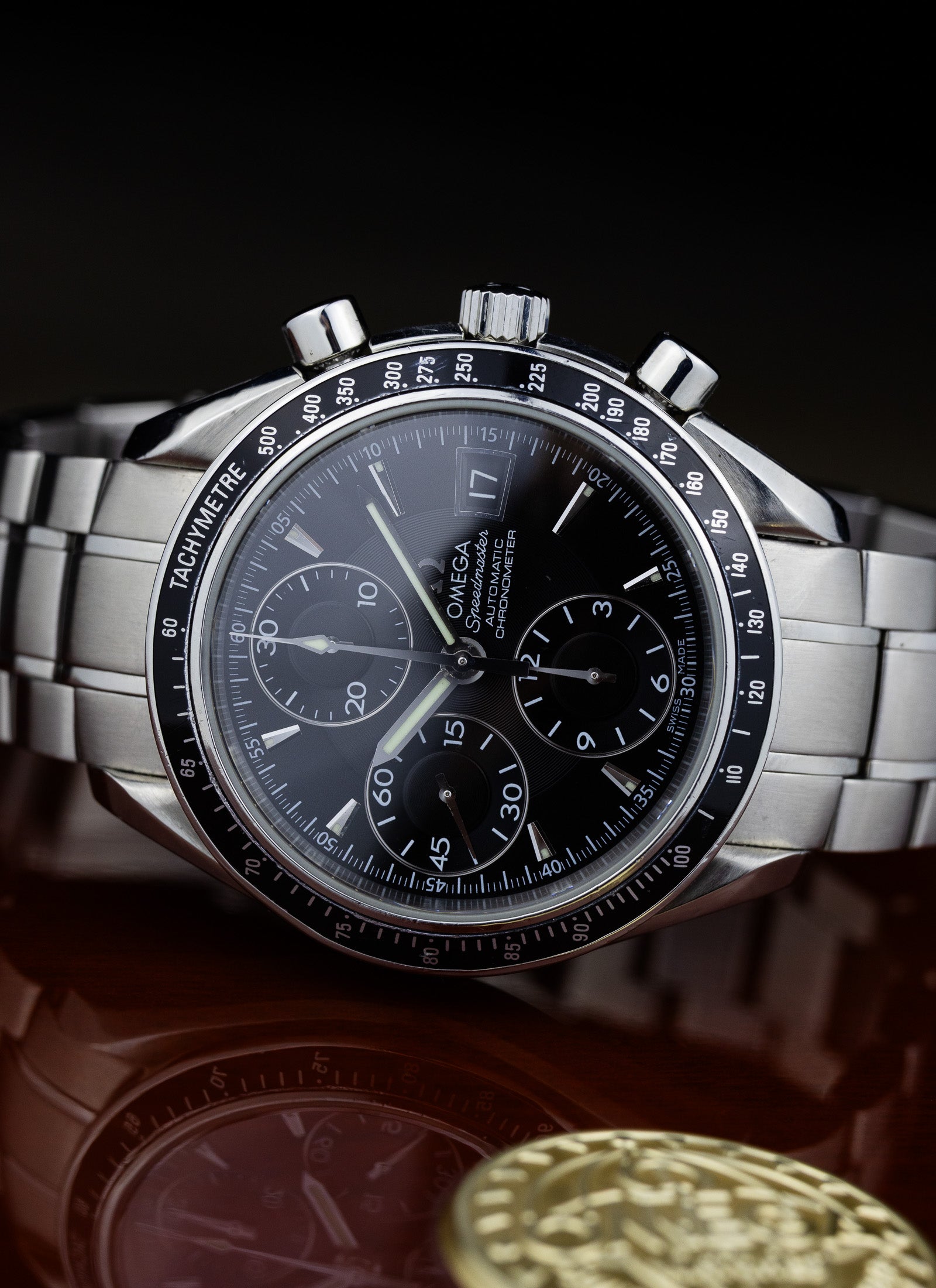 2010s Omega Speedmaster Date 32105000 Full Set
