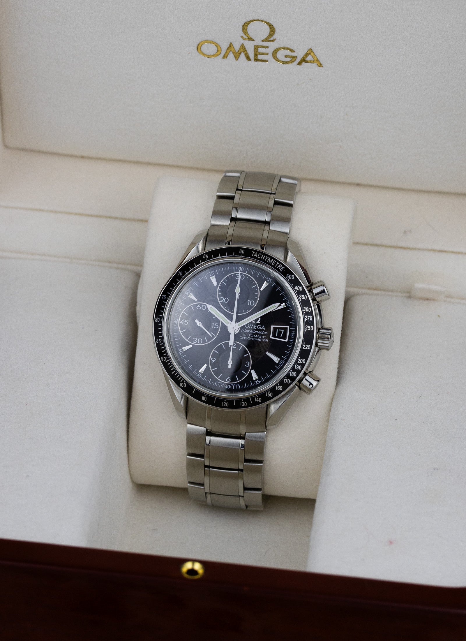 2010s Omega Speedmaster Date 32105000 Full Set