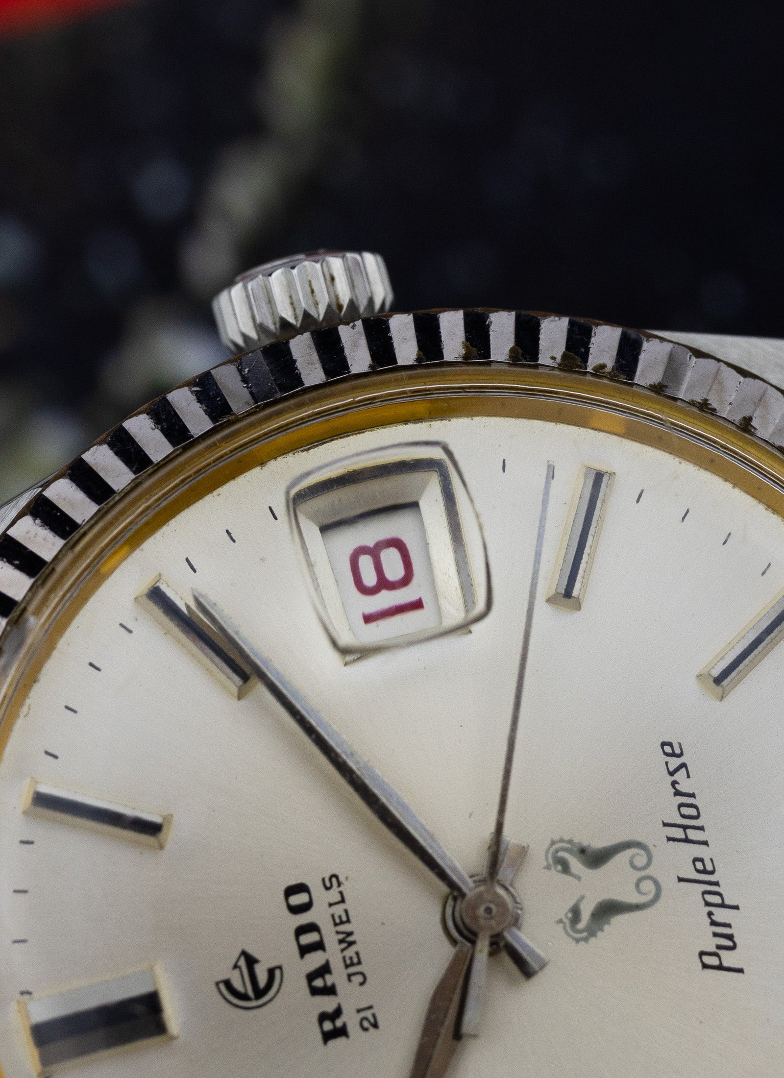 1960s Rado Purple Horse "Datejust"