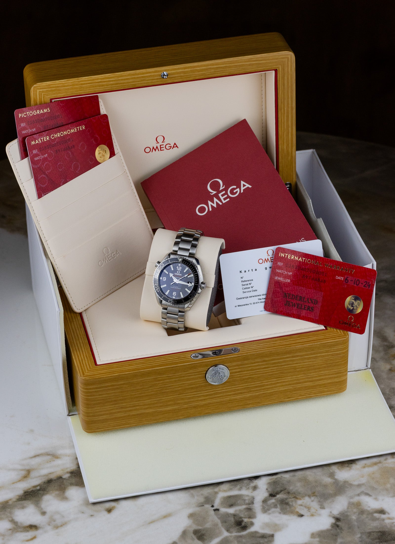 2024 Omega Seamaster Planet Ocean 21530402001001 Full Set