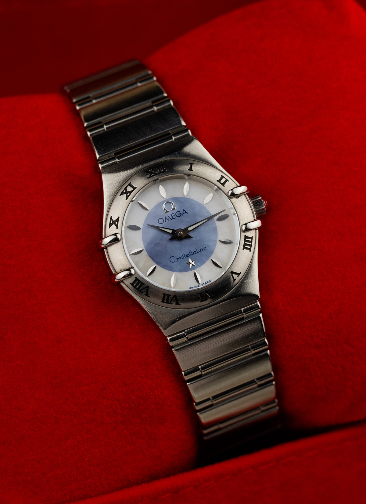 1998 Lady Omega Constellation Two-Tone MOP Dial 795.1203 cal. 1456 Box