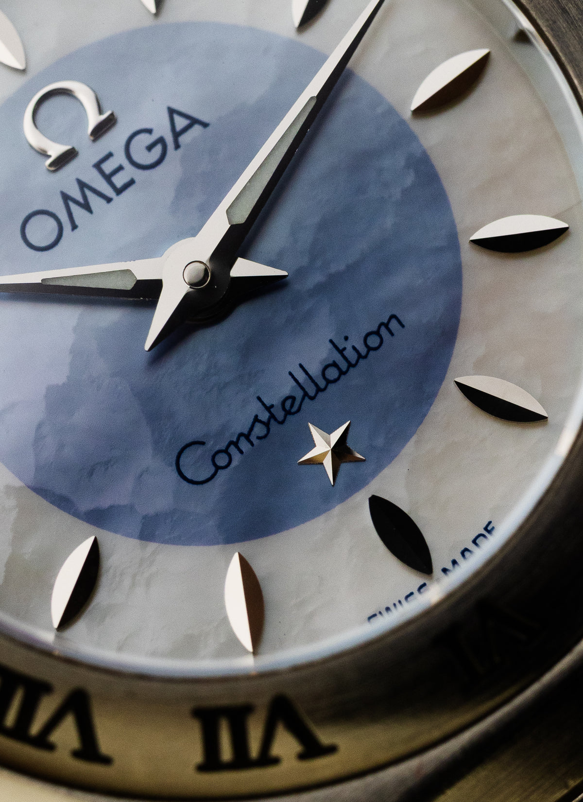 1998 Lady Omega Constellation Two-Tone MOP Dial 795.1203 cal. 1456 Box