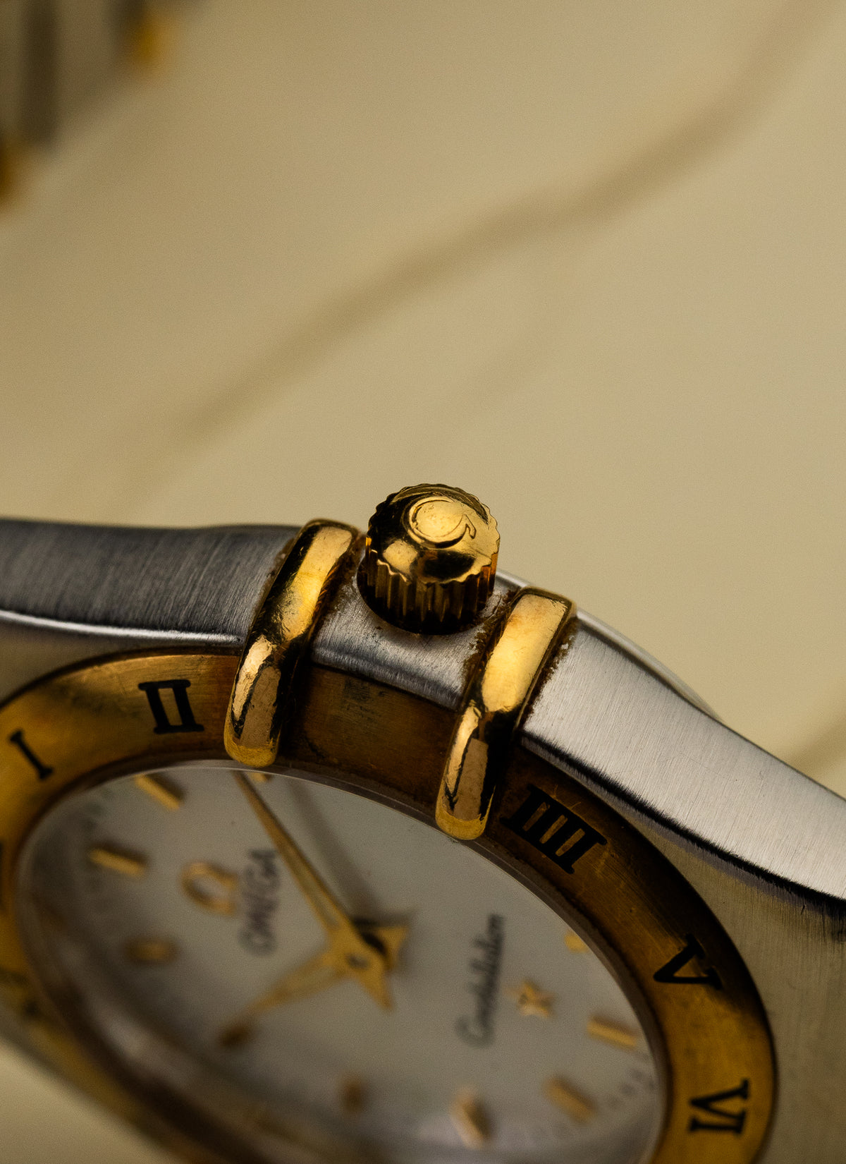 1998 Lady Omega Constellation Manhattan Bicolor MOP 795.1203 cal. 1456 Box