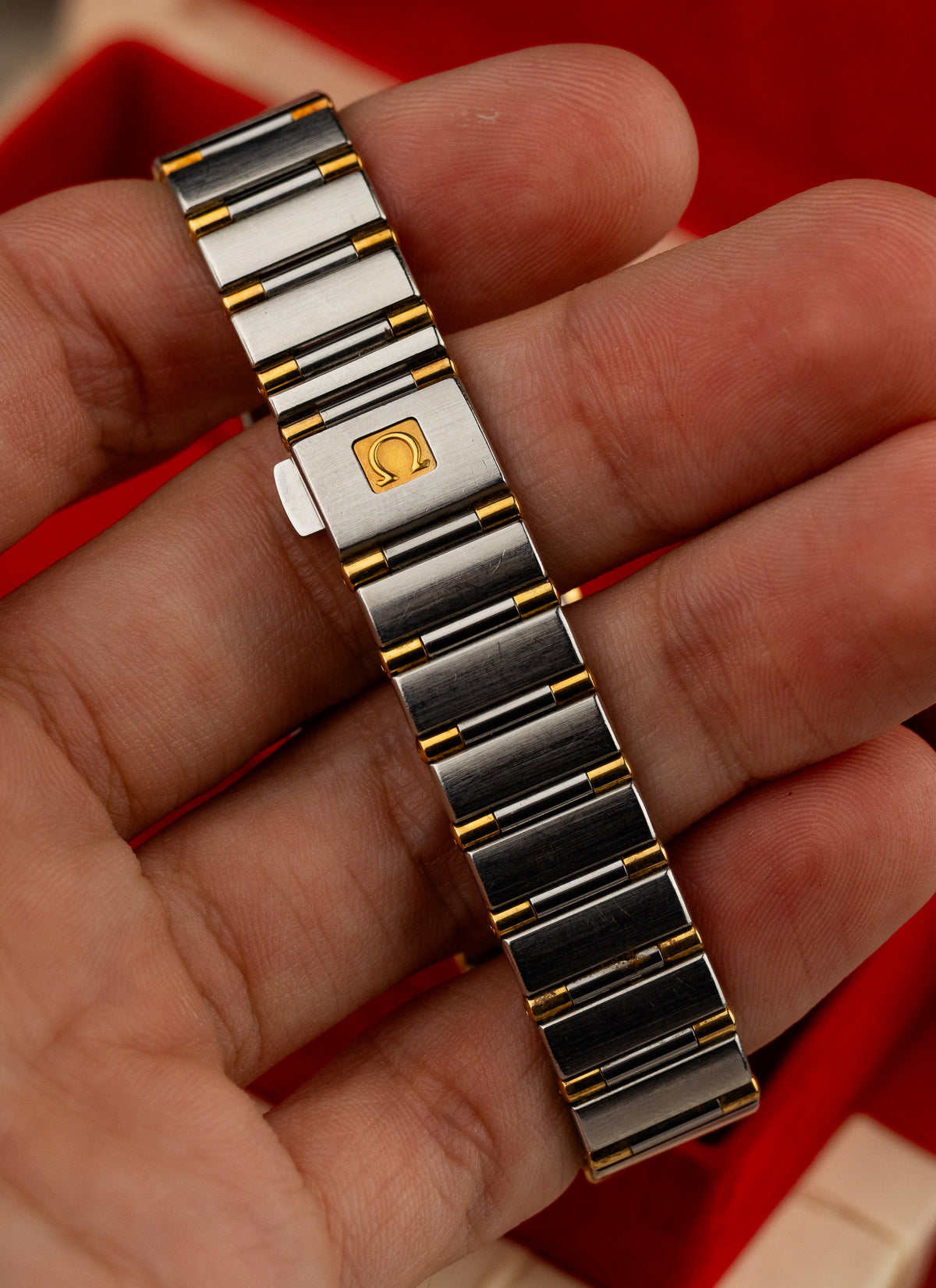 1998 Lady Omega Constellation Manhattan Bicolor MOP 795.1203 cal. 1456 Box