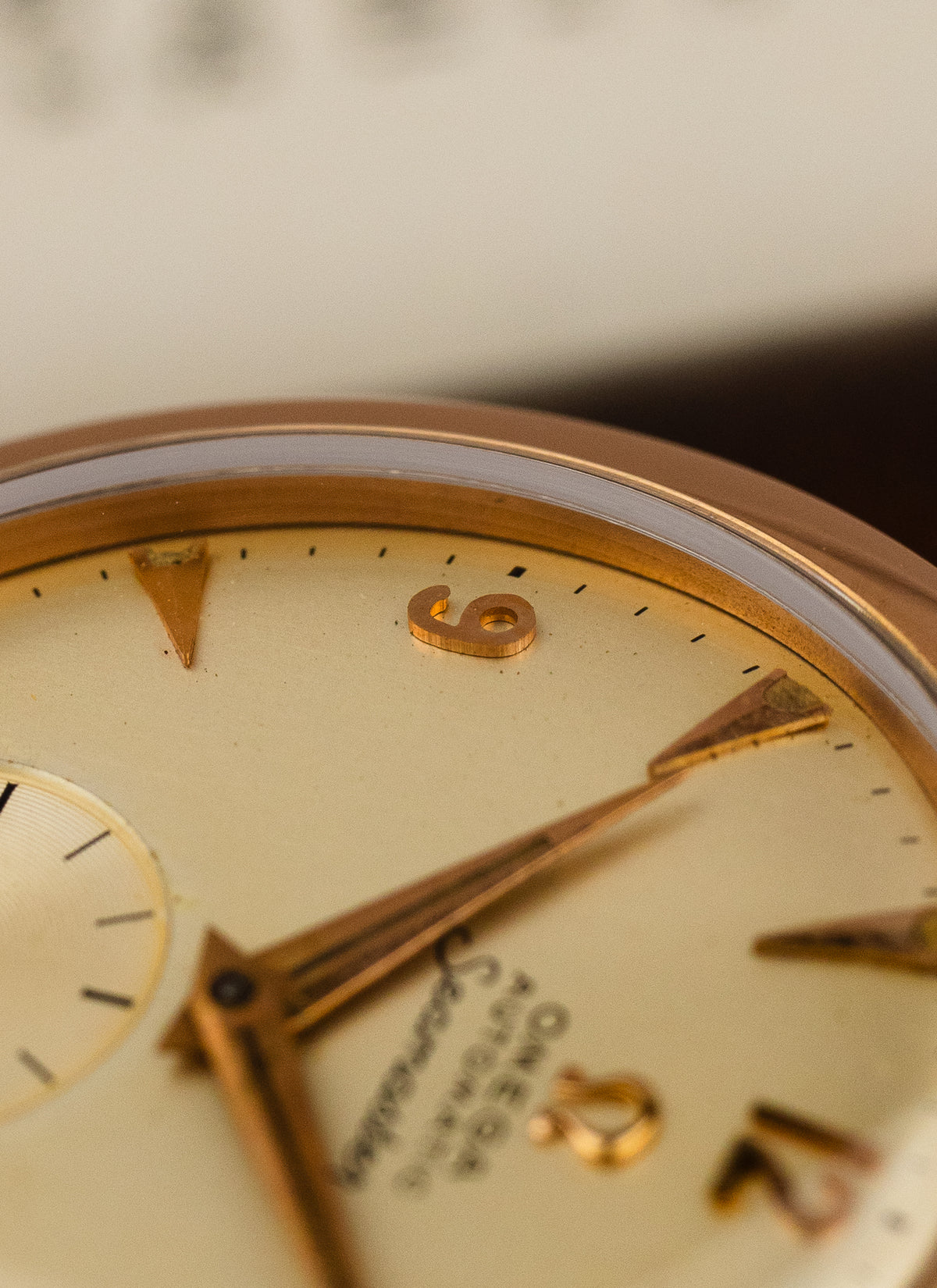 1952 Omega Seamaster Fat Lugs Rose Gold 2576-22 cal. 344