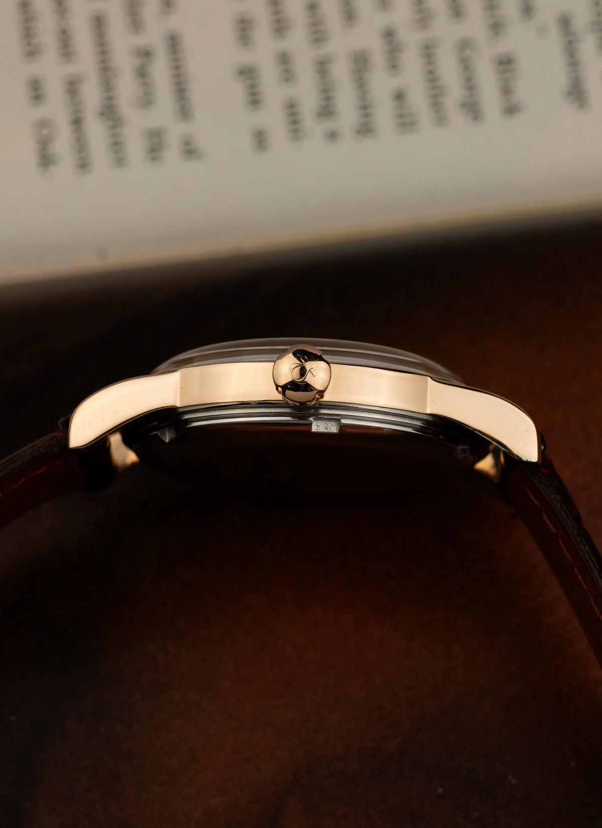 1952 Omega Seamaster Fat Lugs Rose Gold 2576-22 cal. 344