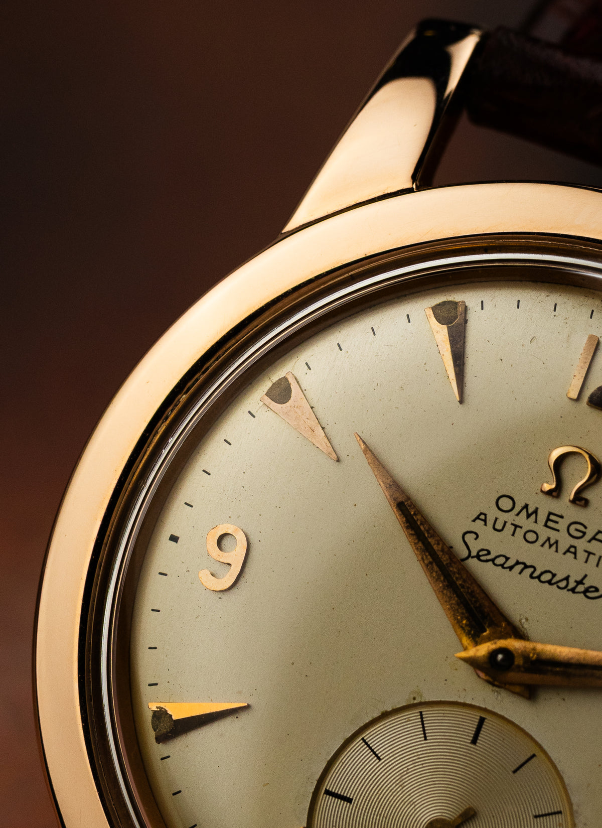 1952 Omega Seamaster Fat Lugs Rose Gold 2576-22 cal. 344