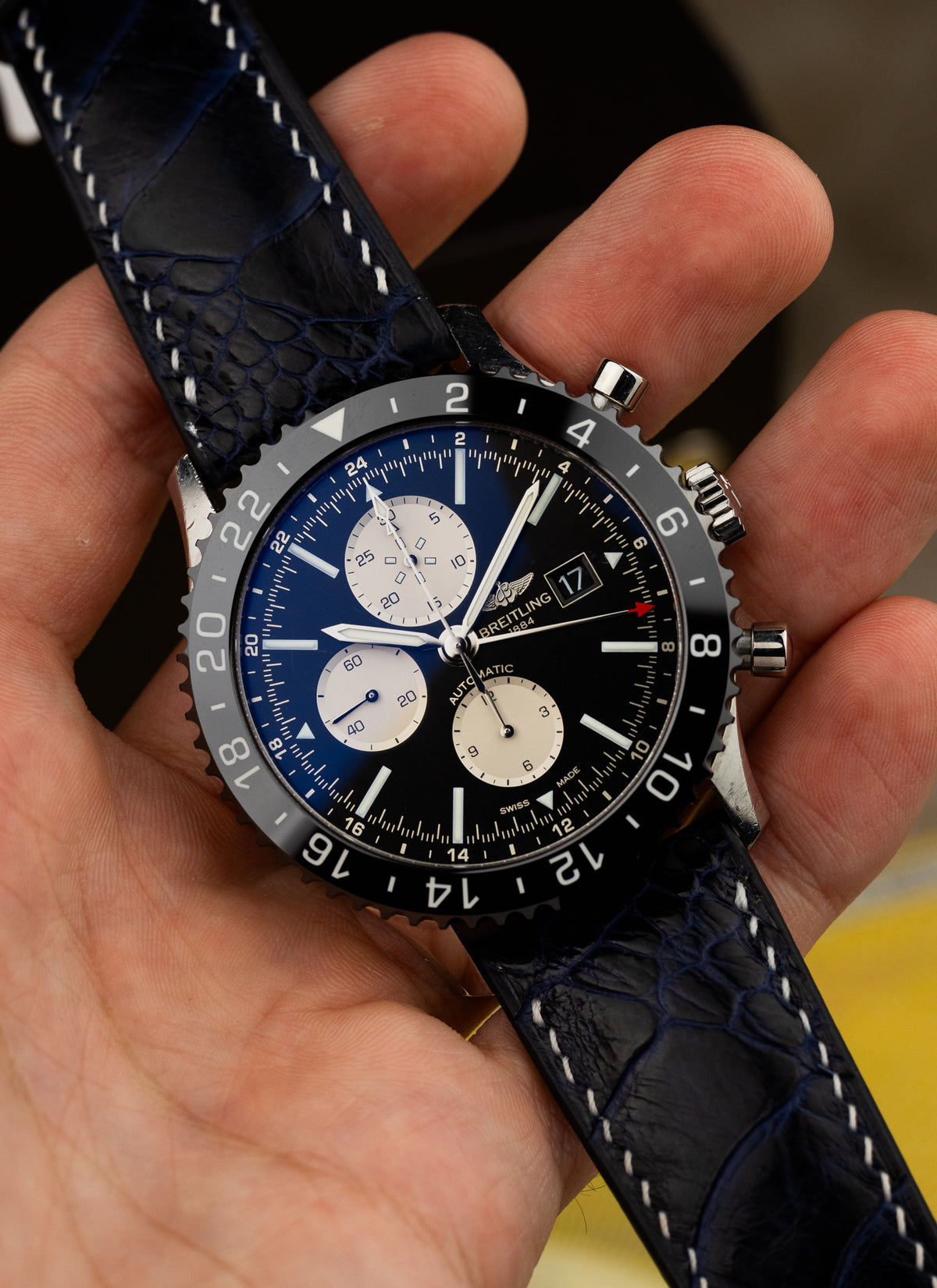 2015 Breitling Chronoliner Y2431012/BE10 Full Set