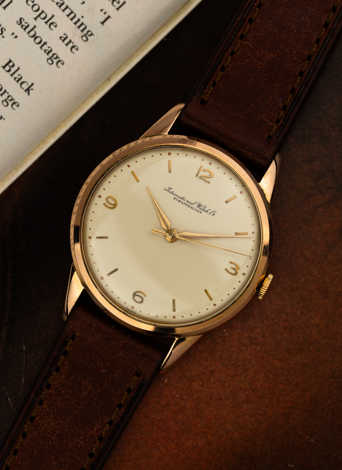 1950s 18K IWC Rose Gold cal. 89