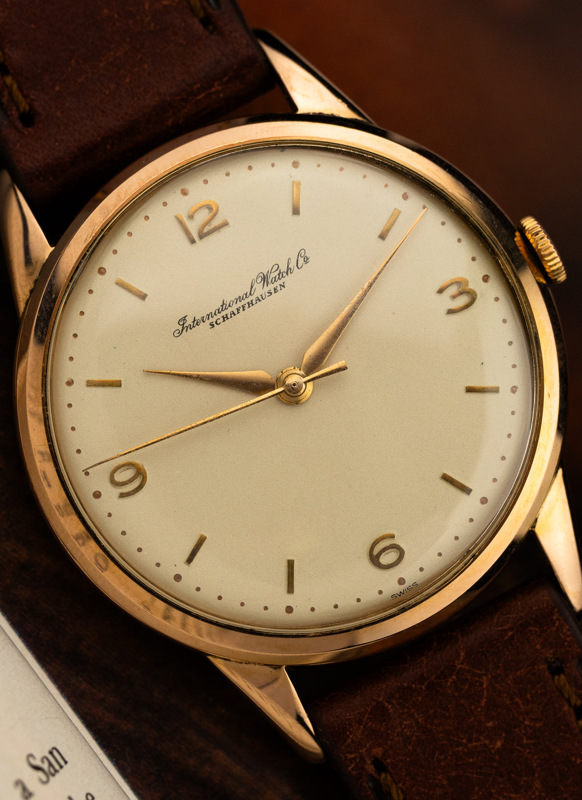 1950s 18K IWC Rose Gold cal. 89