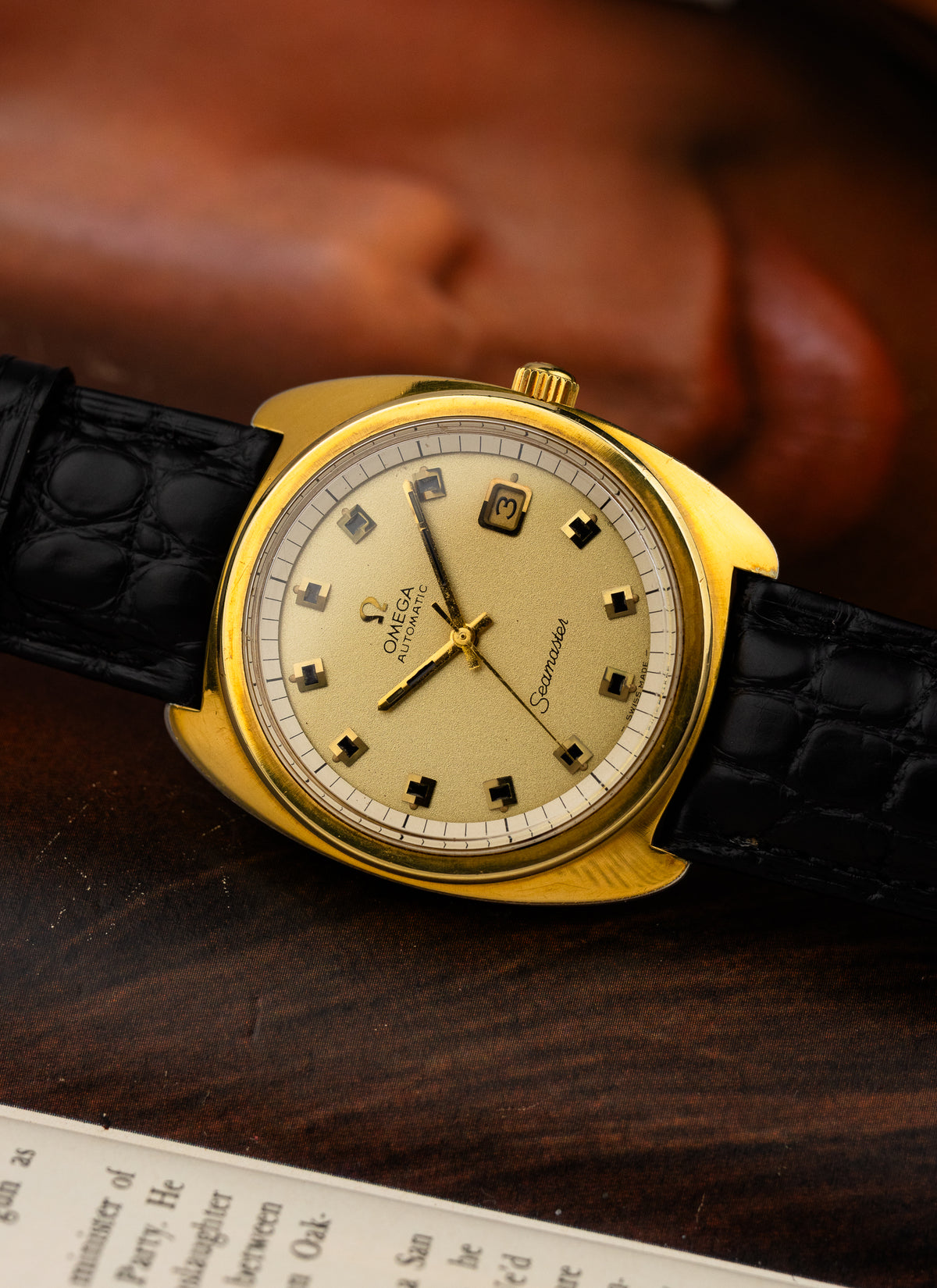 1969 Omega Seamaster Jumbo Sparkle Dial 166.066 cal. 565