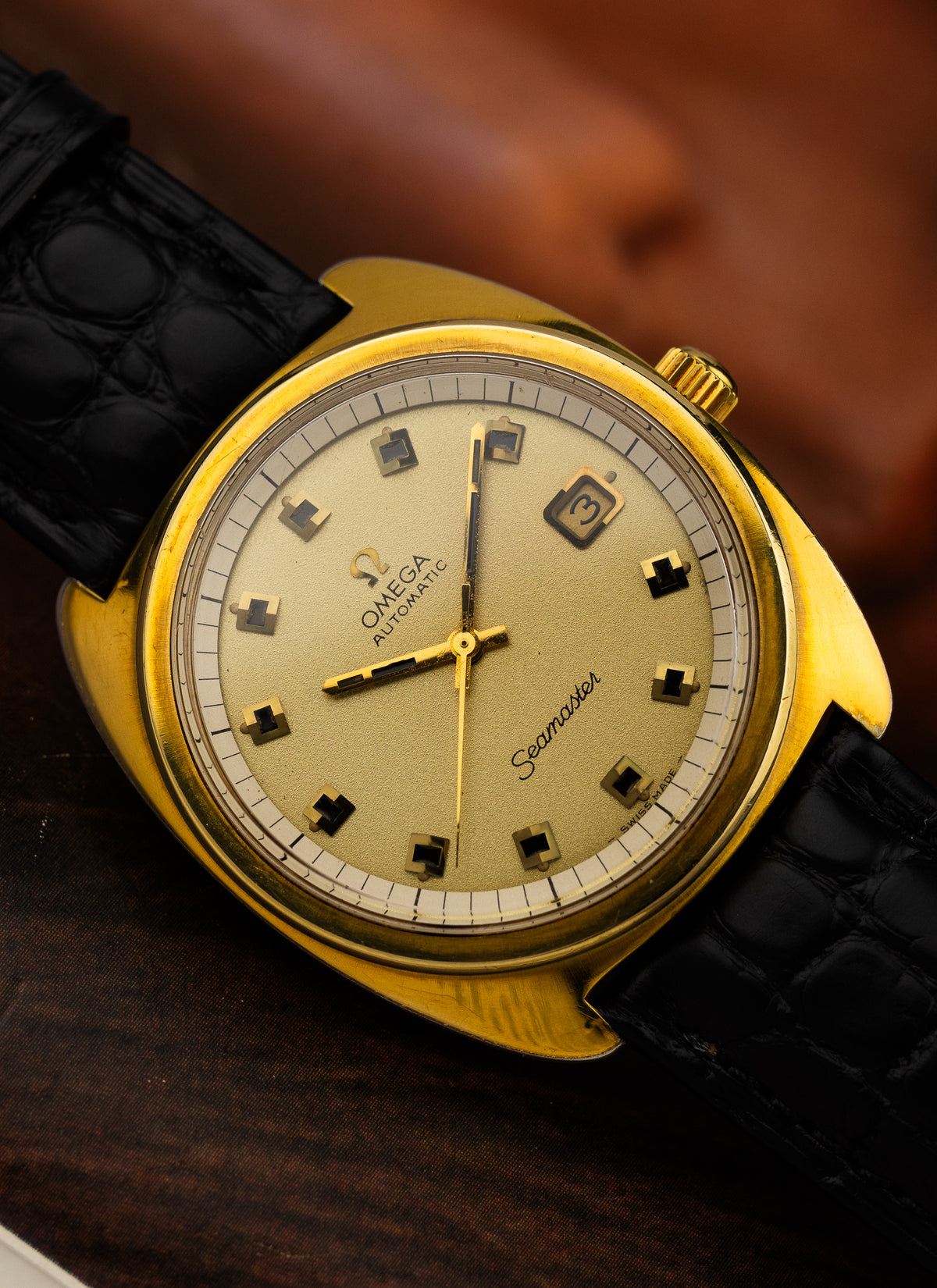 1969 Omega Seamaster Jumbo Sparkle Dial 166.066 cal. 565