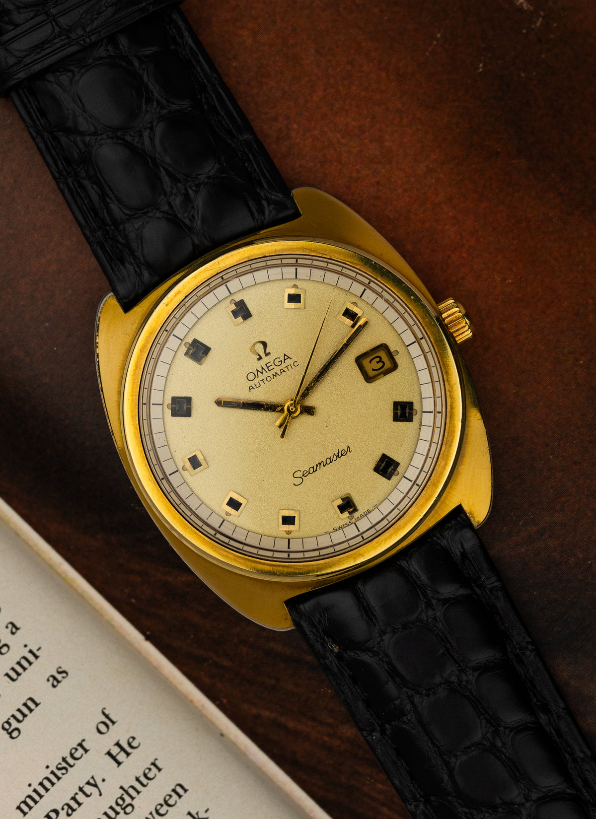 1969 Omega Seamaster Jumbo Sparkle Dial 166.066 cal. 565