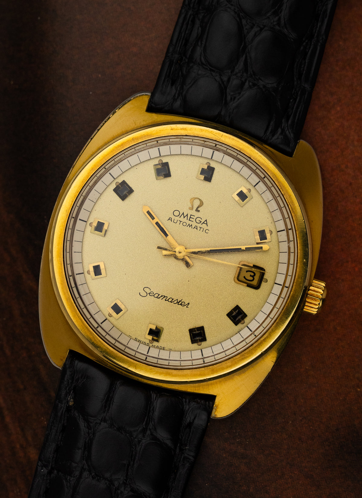 1969 Omega Seamaster Jumbo Sparkle Dial 166.066 cal. 565