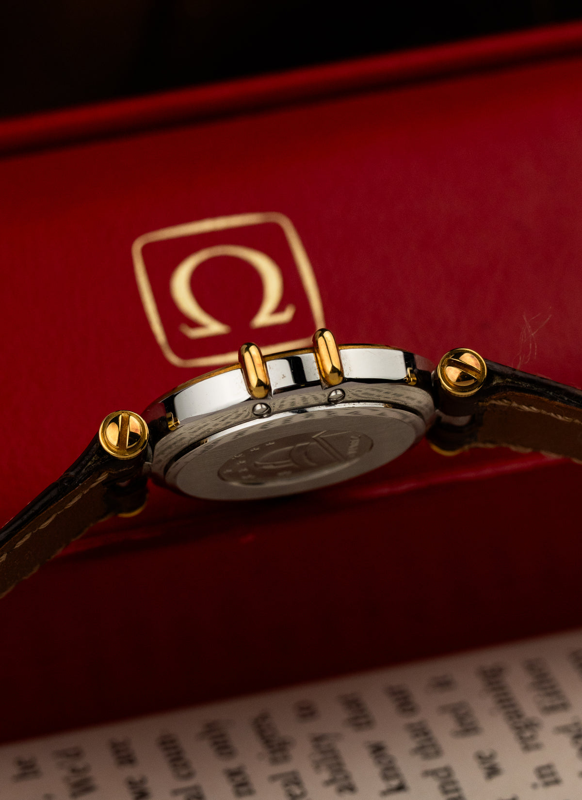 1986 Lady Omega Constellation Manhattan 595.0102 cal. 1455 Box