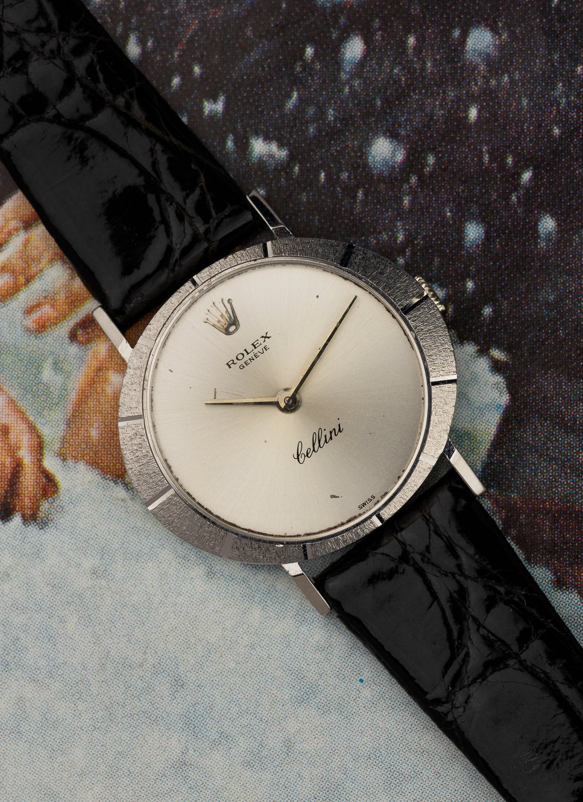 1972 18K Lady Rolex Cellini White Gold 3653
