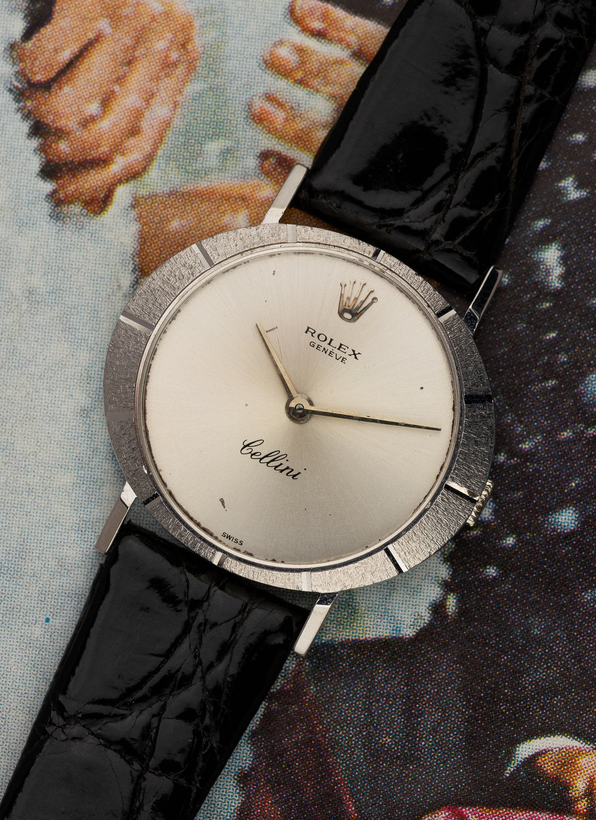 1972 18K Lady Rolex Cellini White Gold 3653