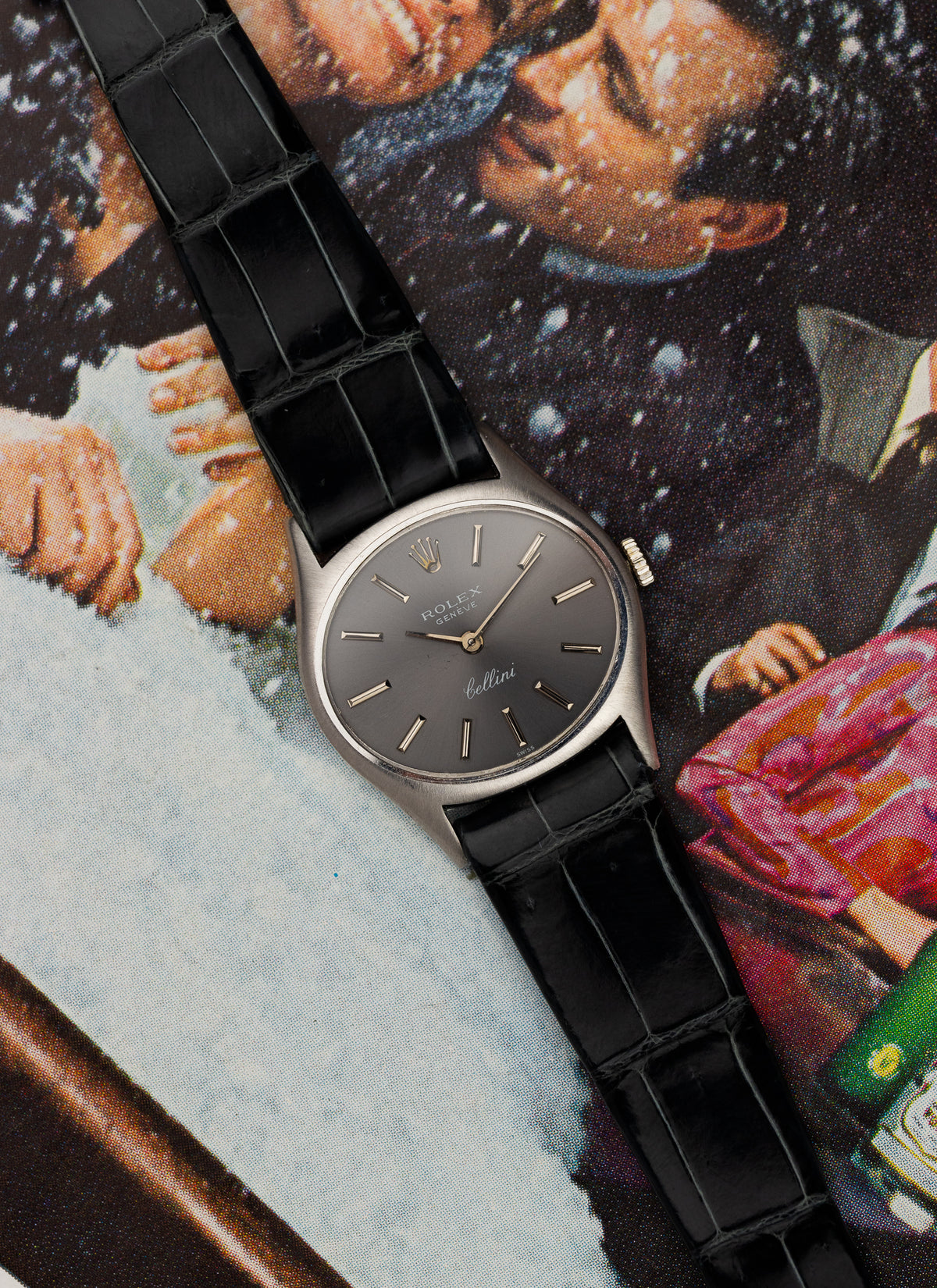 1972 18K Lady Rolex Cellini White Gold 3802 Serviced