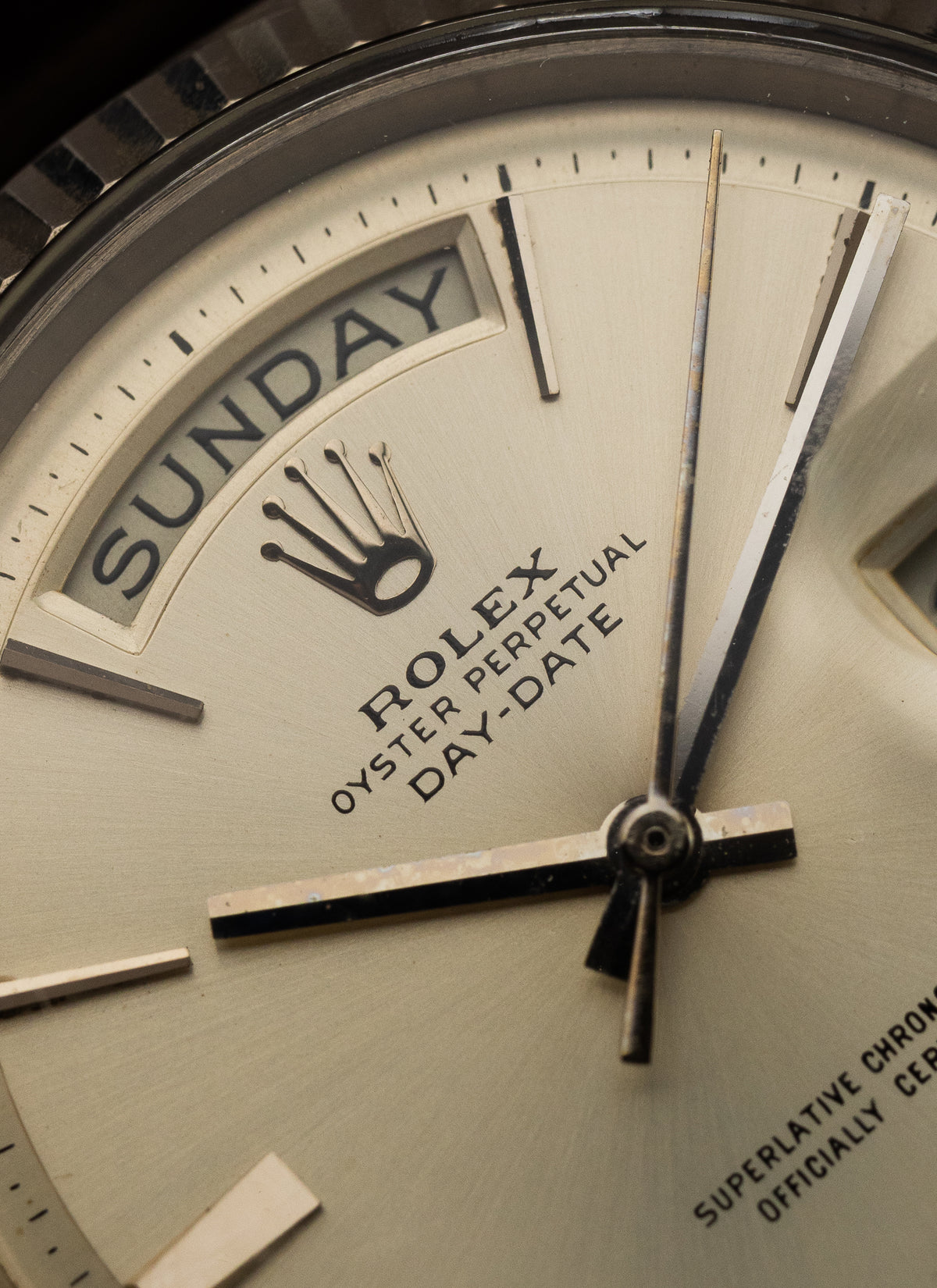 1967 18K Rolex Day-Date White Gold 1803 Serviced
