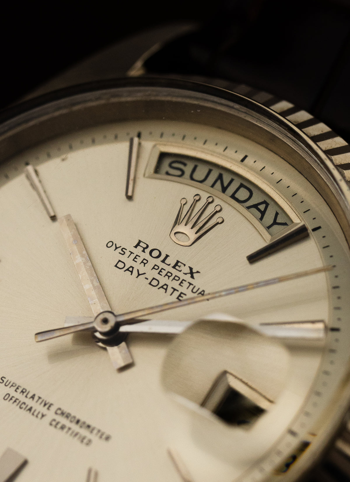 1967 18K Rolex Day-Date White Gold 1803 Serviced
