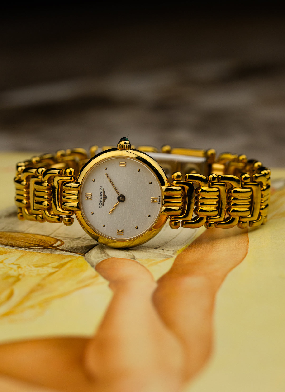 1990s Lady Longines Gold Bracelet L6.200.2 cal. L322.2