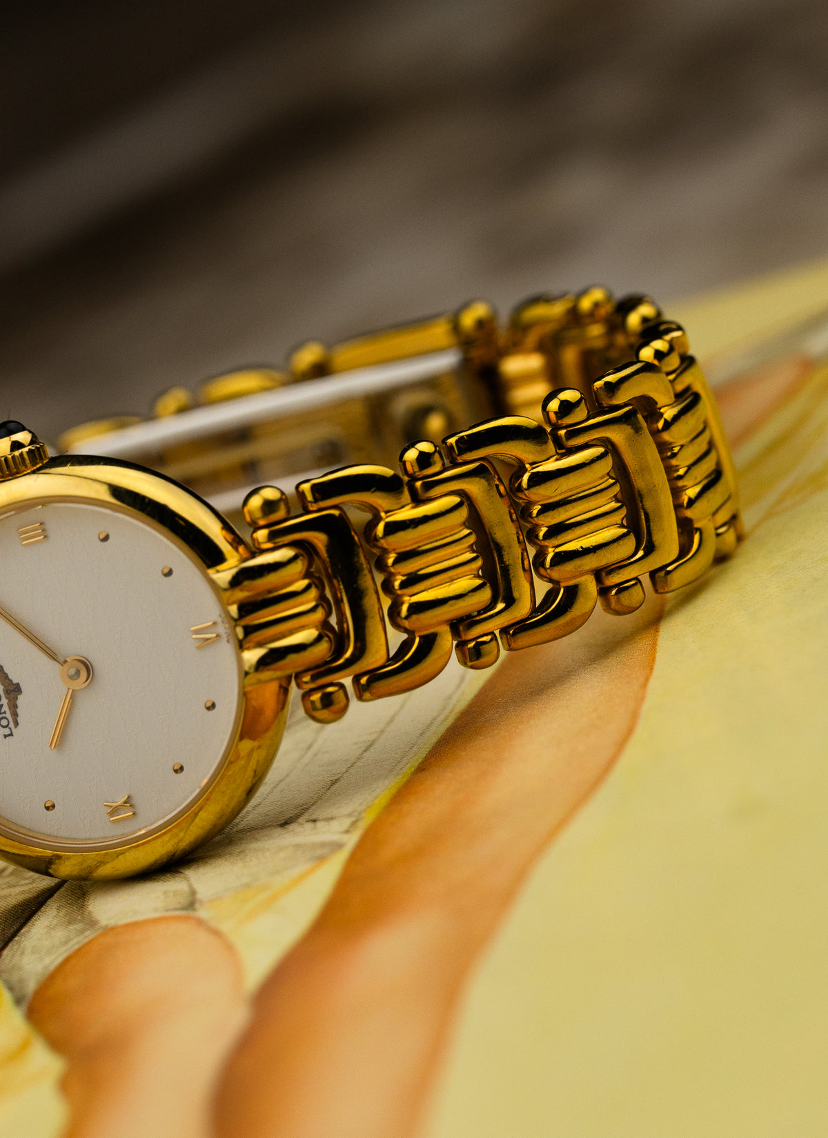 1990s Lady Longines Gold Bracelet L6.200.2 cal. L322.2