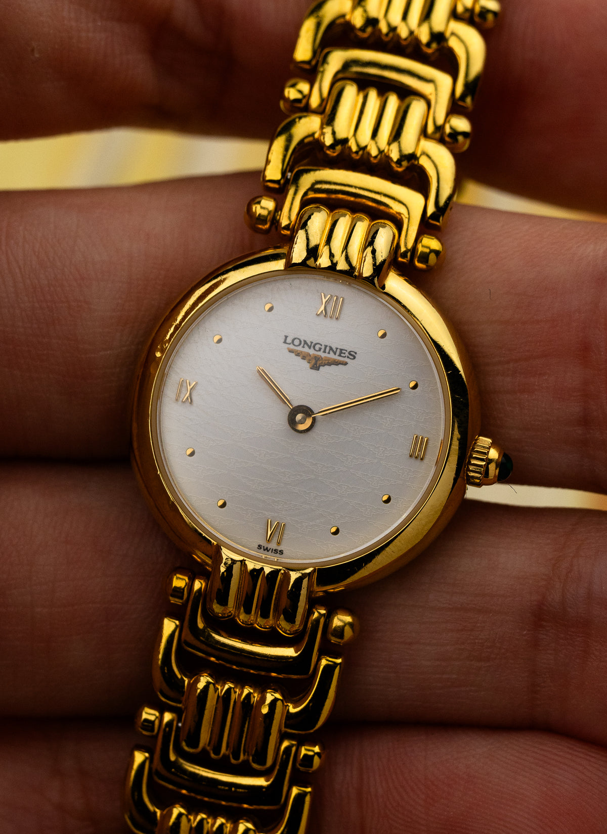 1990s Lady Longines Gold Bracelet L6.200.2 cal. L322.2