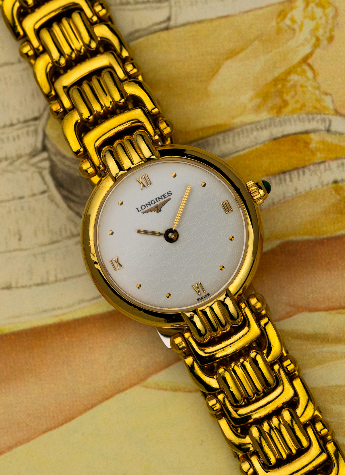 1990s Lady Longines Gold Bracelet L6.200.2 cal. L322.2