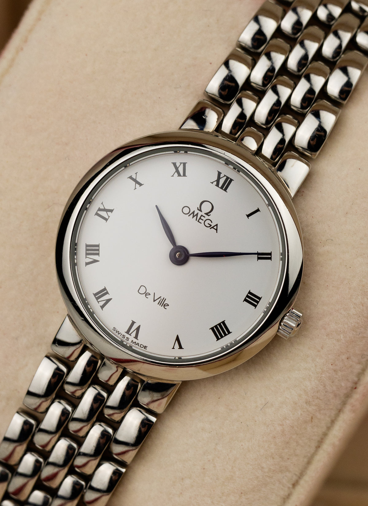 1993 Lady Omega De Ville Bracelet 795.1111 cal. 1470 Box