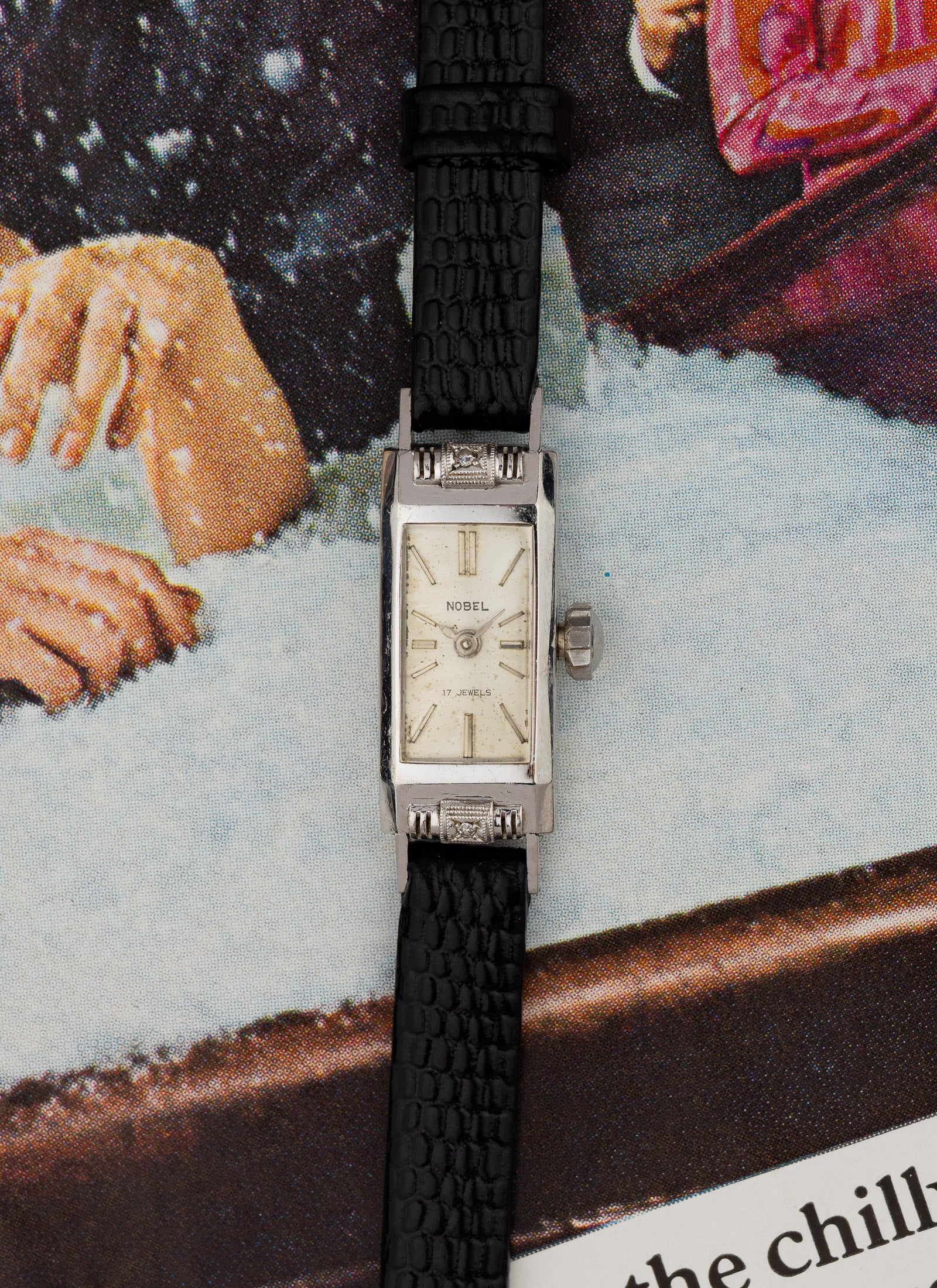 1950s PT950 Lady Nobel Diamonds 2569 cal. 746 Serviced