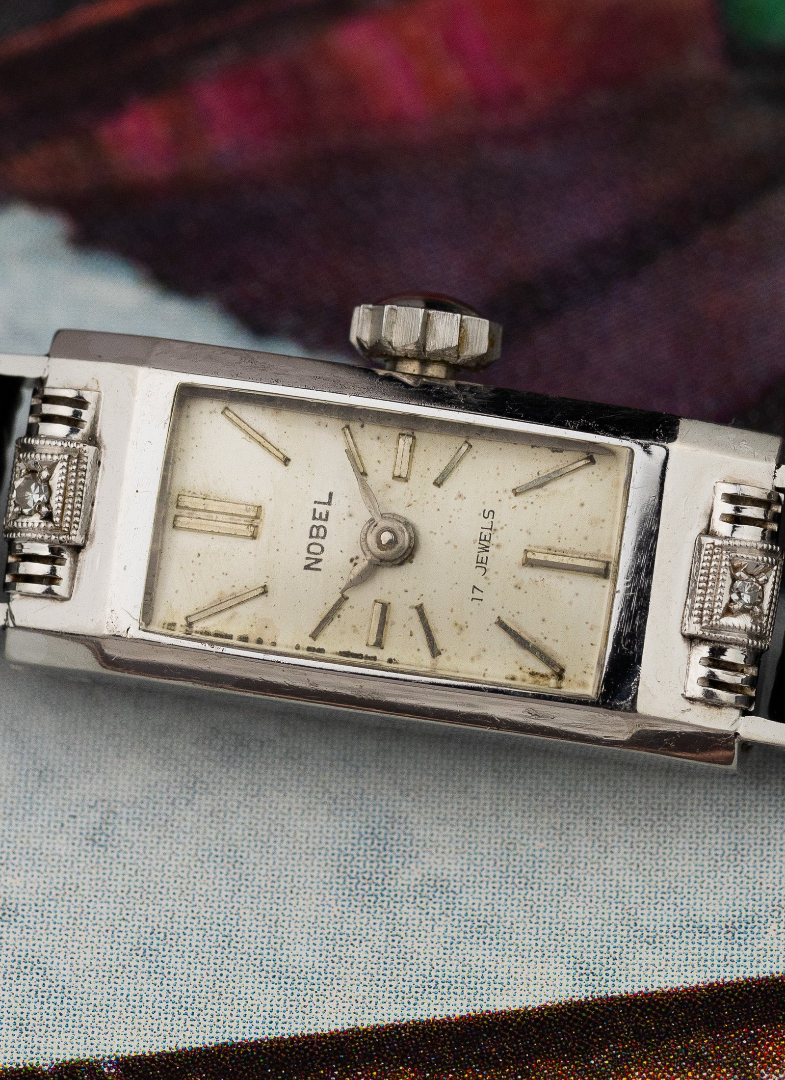 1950s PT950 Lady Nobel Diamonds 2569 cal. 746 Serviced