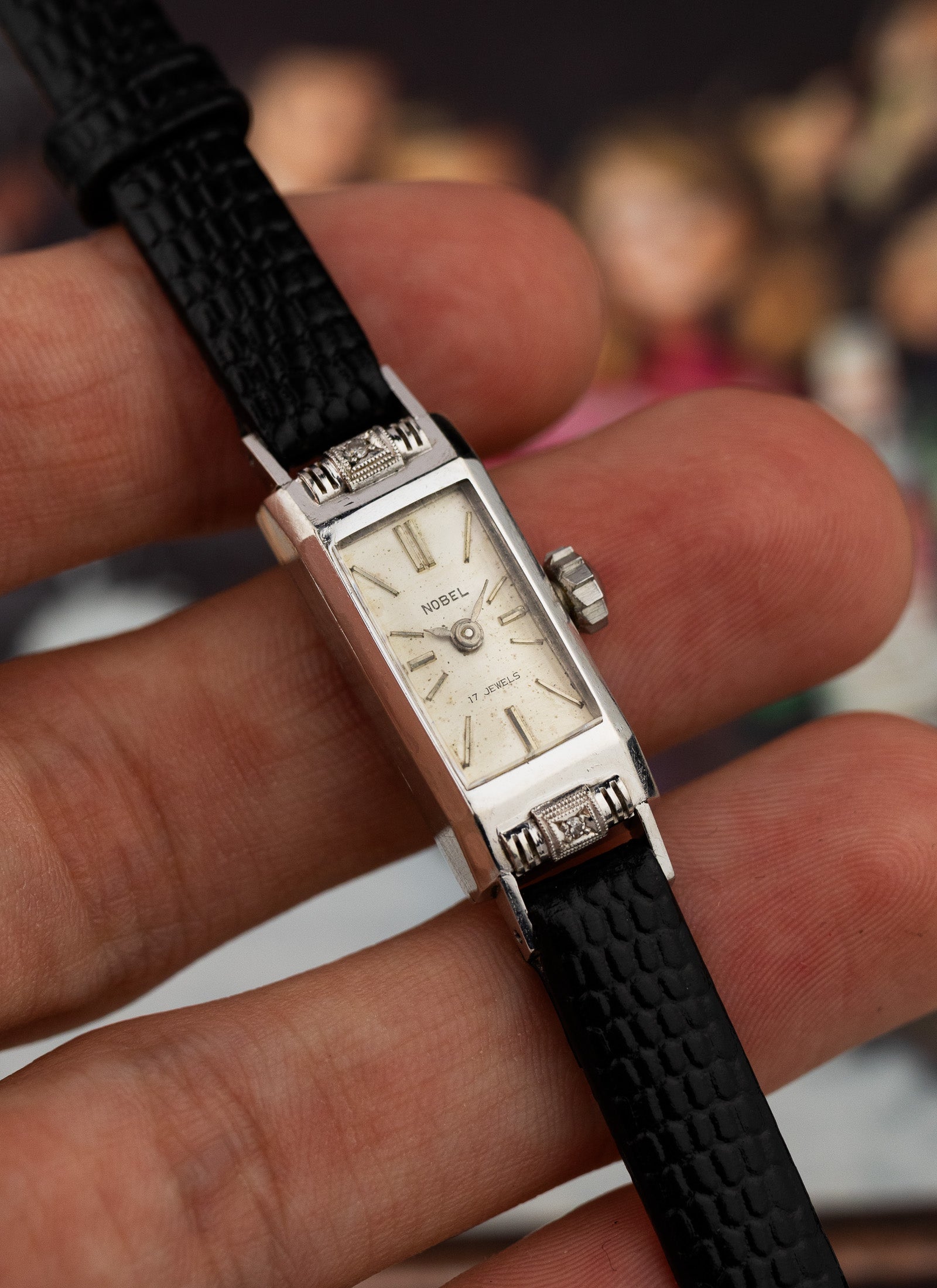 1950s PT950 Lady Nobel Diamonds 2569 cal. 746 Serviced