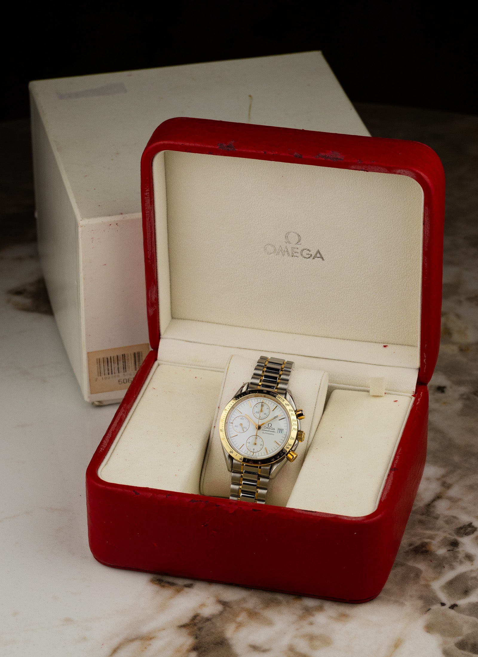2000s Omega Speedmaster Date Bicolor 3311.20 Box