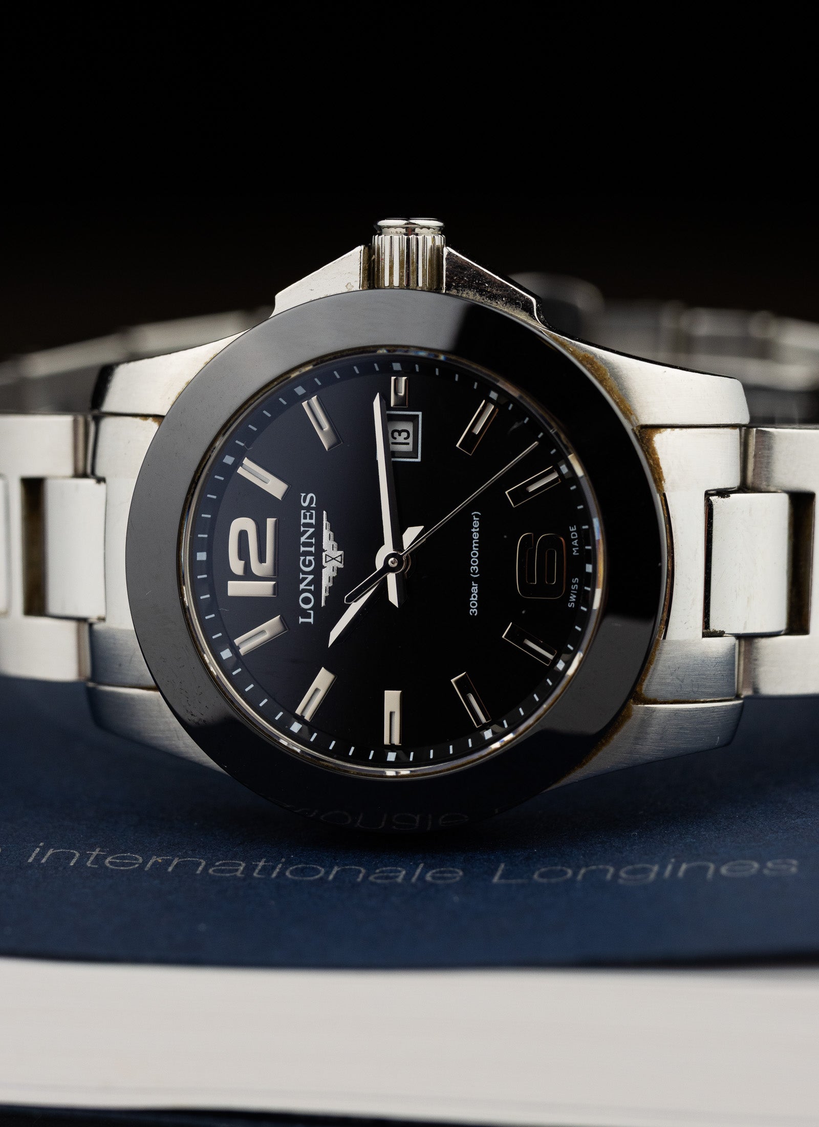 2010 Lady Longines Conquest Ceramic L3.257.4 cal. L.250.2 Full Set