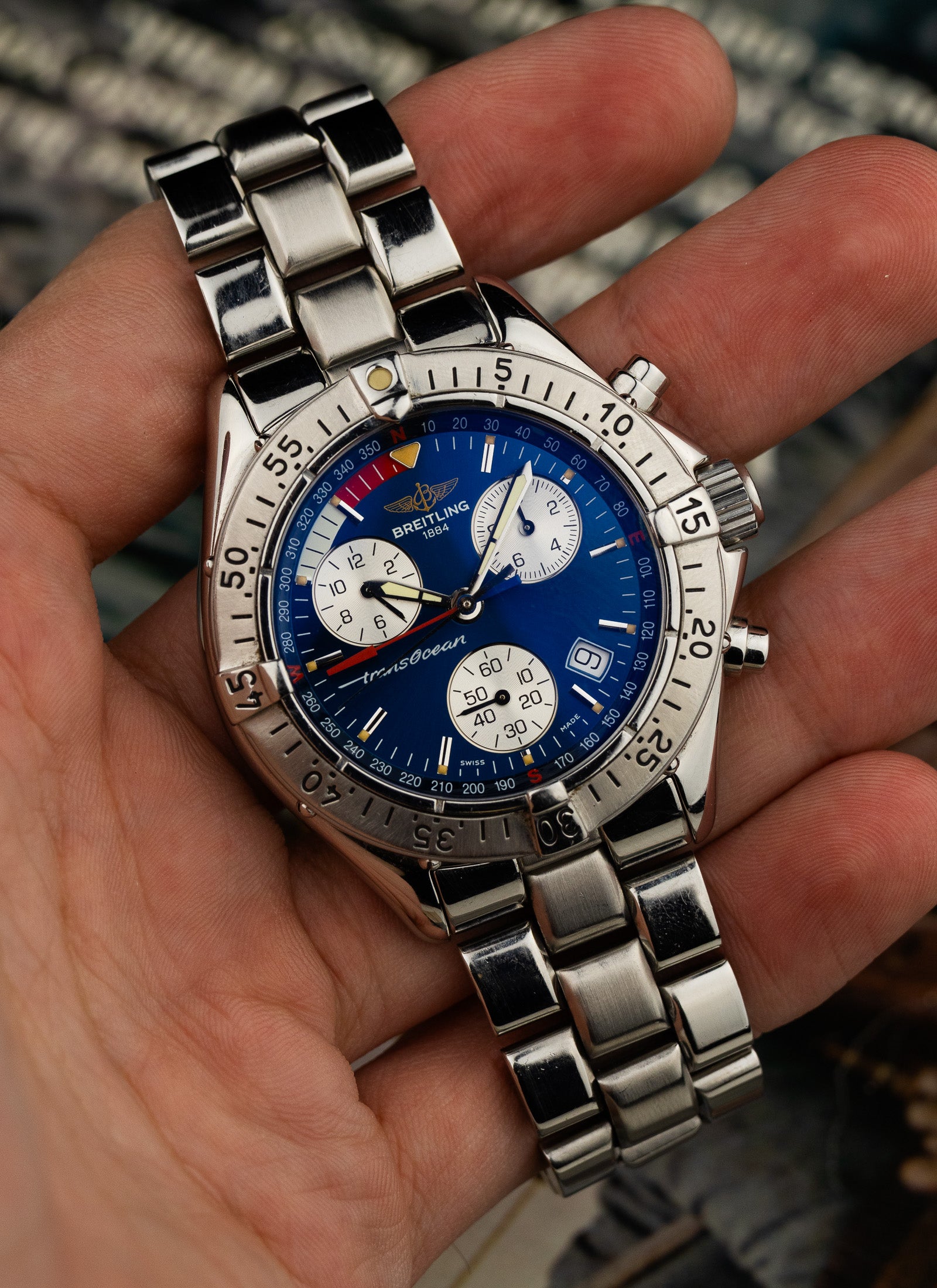 2000s Breitling Transocean Chronograph A53040.1
